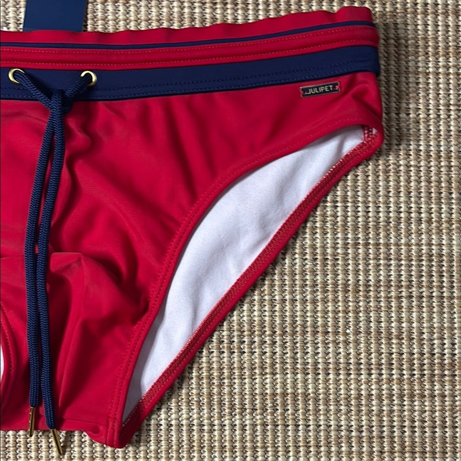 Other NWT Julipet Sporty Red and Blue Swim Trunks Size L Size ONE SIZE - 8 Thumbnail