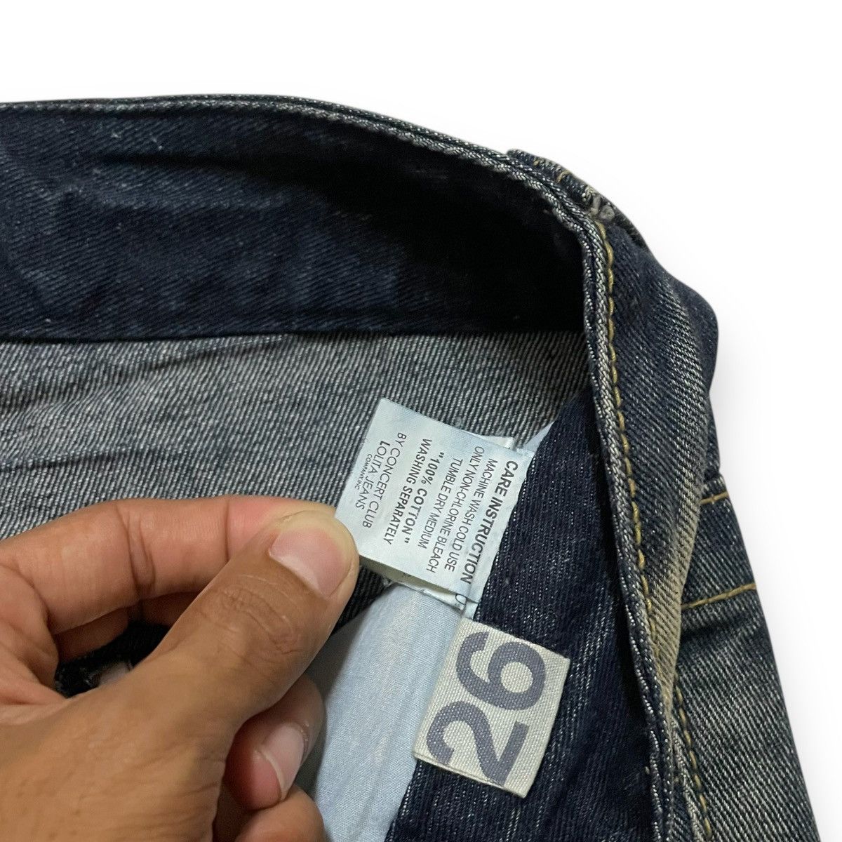 If Six Was Nine ORIGINAL CLASSIC FLARE LOLITA RUSTY DENIM (30×41) Size US 30 / EU 46 - 6 Thumbnail