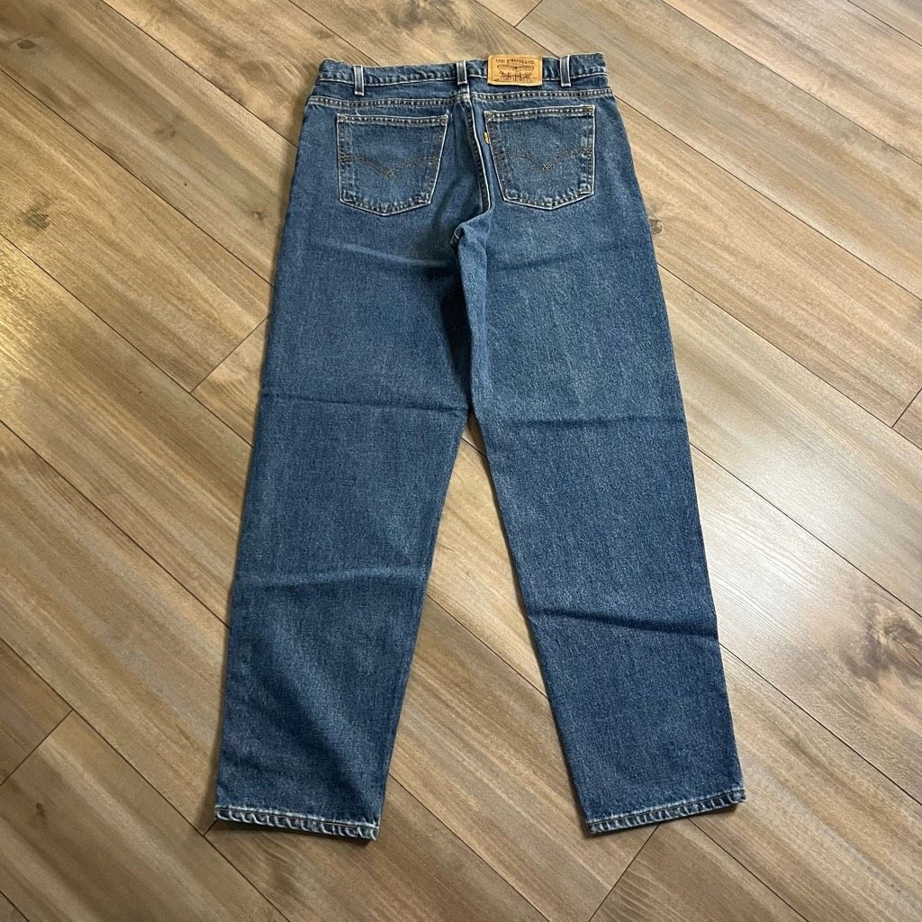 Levi's Vintage Levi 550 Blue Denim Casual Jeans Men 36x31 Size US 36 / EU 52 - 7 Thumbnail
