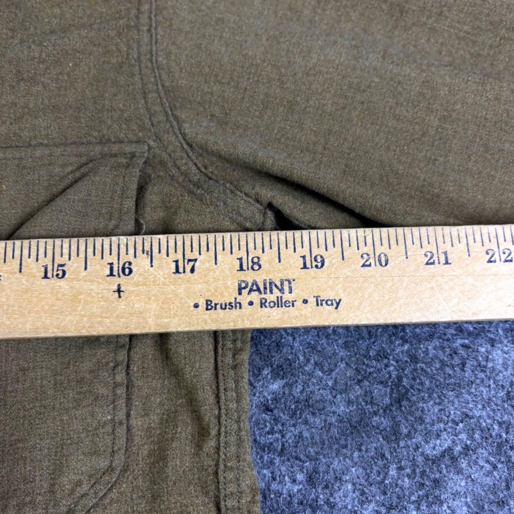 Vintage VINTAGE Military Wool Flannel Field Shirt Khaki Brown Button Up Heavyweight Pockets Casual Mens S Brown Size US S / EU 44-46 / 1 - 3 Thumbnail