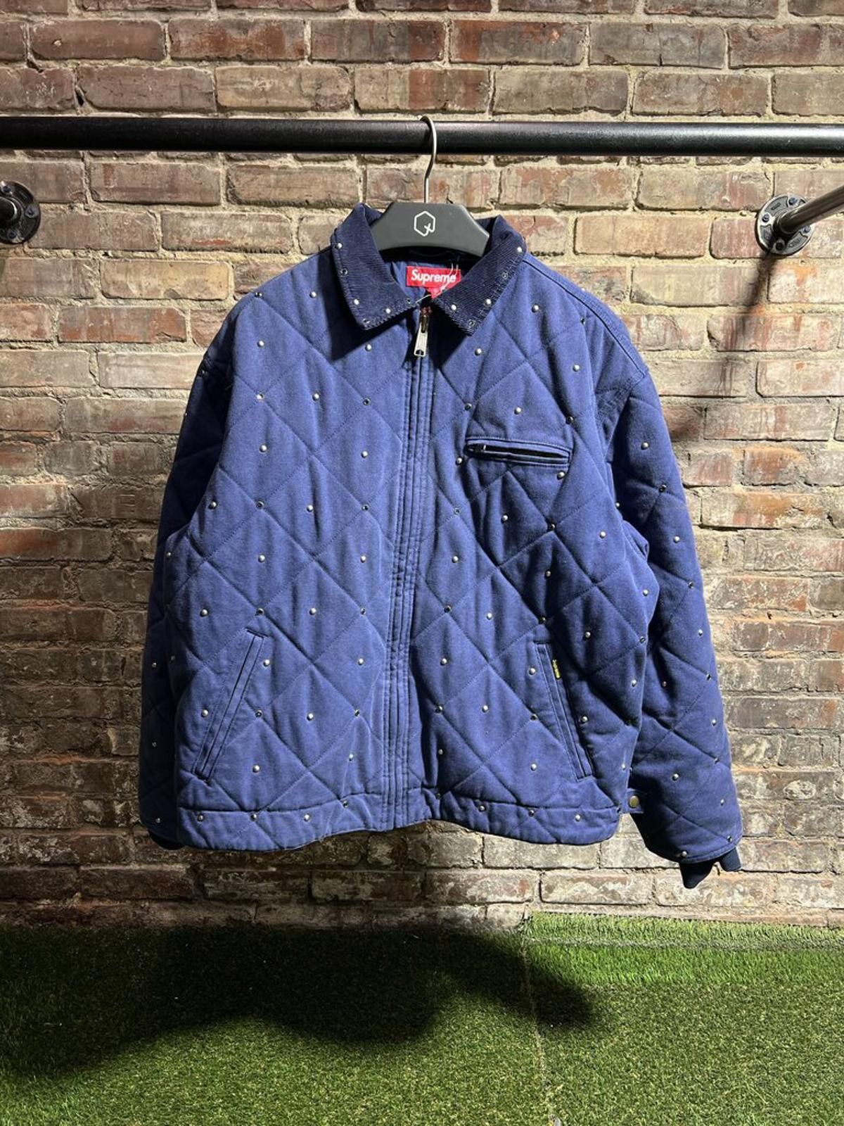 Supreme Supreme x B.B Simon RhineStone Carpenter Jacket Blue Sz. XL Size ONE SIZE - 1 Thumbnail