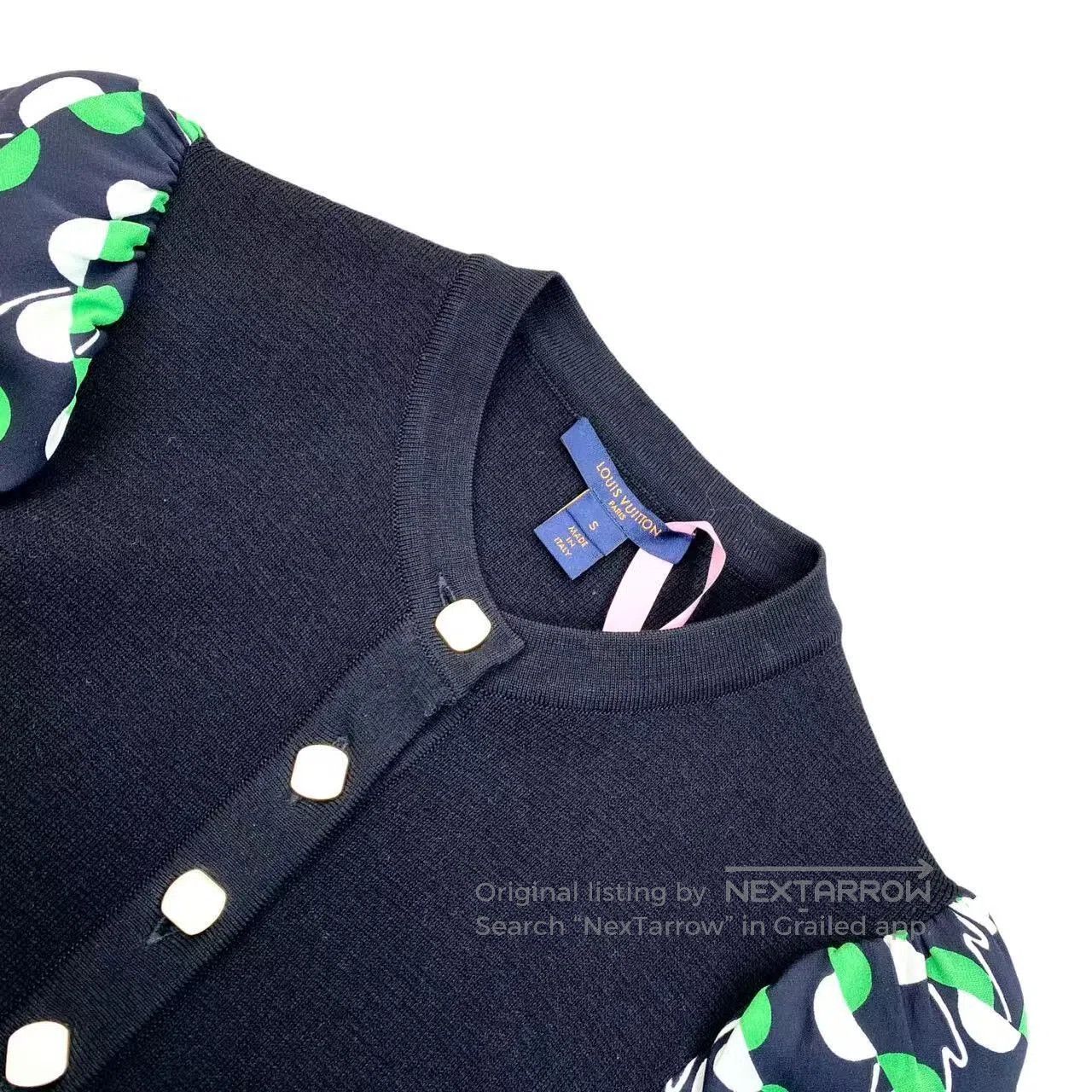 Louis Vuitton Louis Vuitton Patchwork bubble long-sleeved dress| Size S / US 4 / IT 40 - 3 Thumbnail