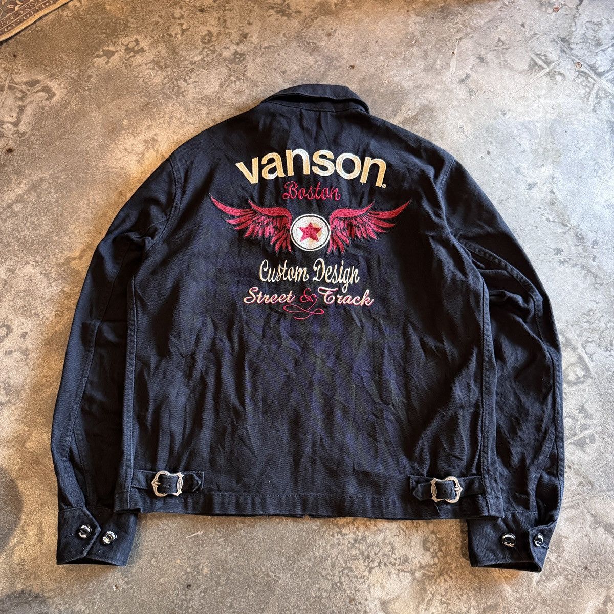 Vanson Leathers × Vintage Vanson Work Jacket Size US XL / EU 56 / 4 - 2 Thumbnail