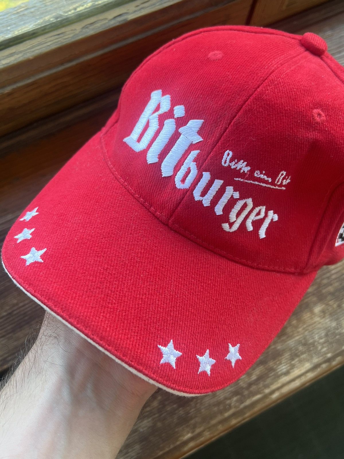 Vintage Vintage 90s Y2K Bitburger Racing Team Snapback Cap Size ONE SIZE - 3 Thumbnail