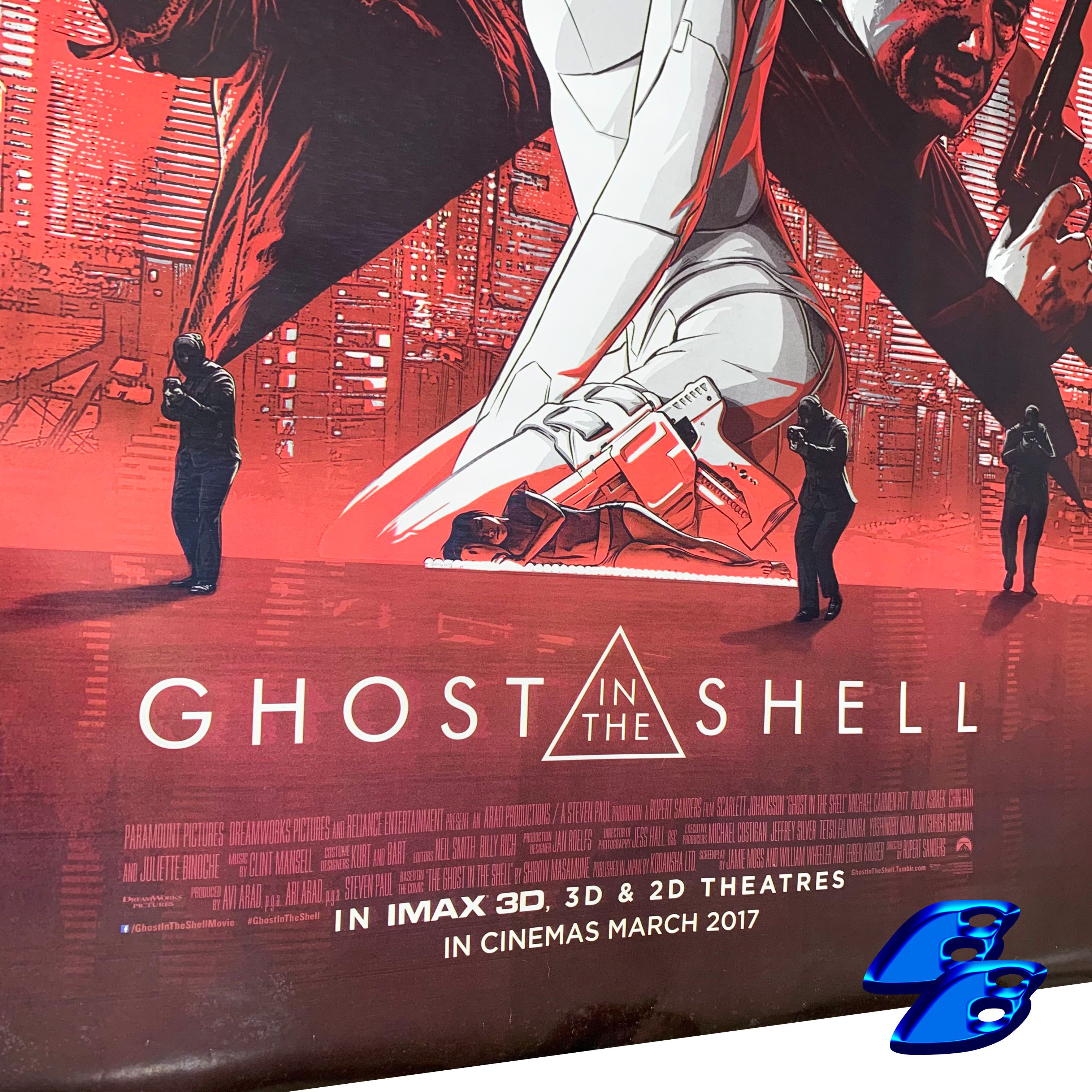 Japanese Brand GHOST IN THE SHELL MOVIE FLYER CINEMA POSTER Size ONE SIZE - 4 Thumbnail