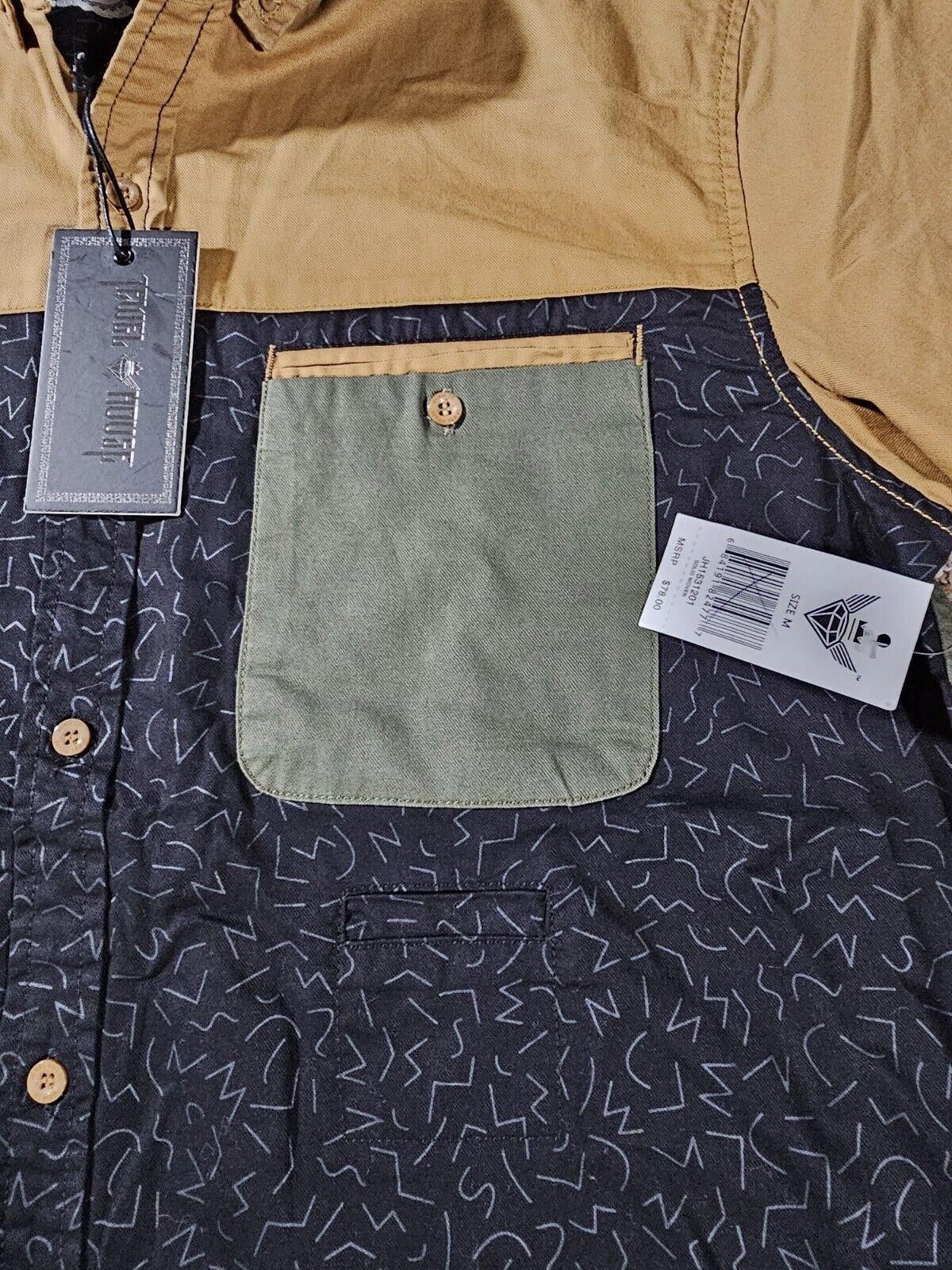 Designer NEW Jewel House Dual Design Button Up Shirt Size M NWT Size US M / EU 48-50 / 2 - 2 Thumbnail