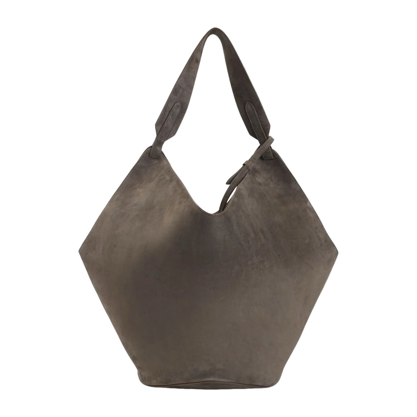 KHAITE KHAITE Lotus Medium Cedar Suede Tote Bag New And Authentic Size ONE SIZE - 2 Thumbnail