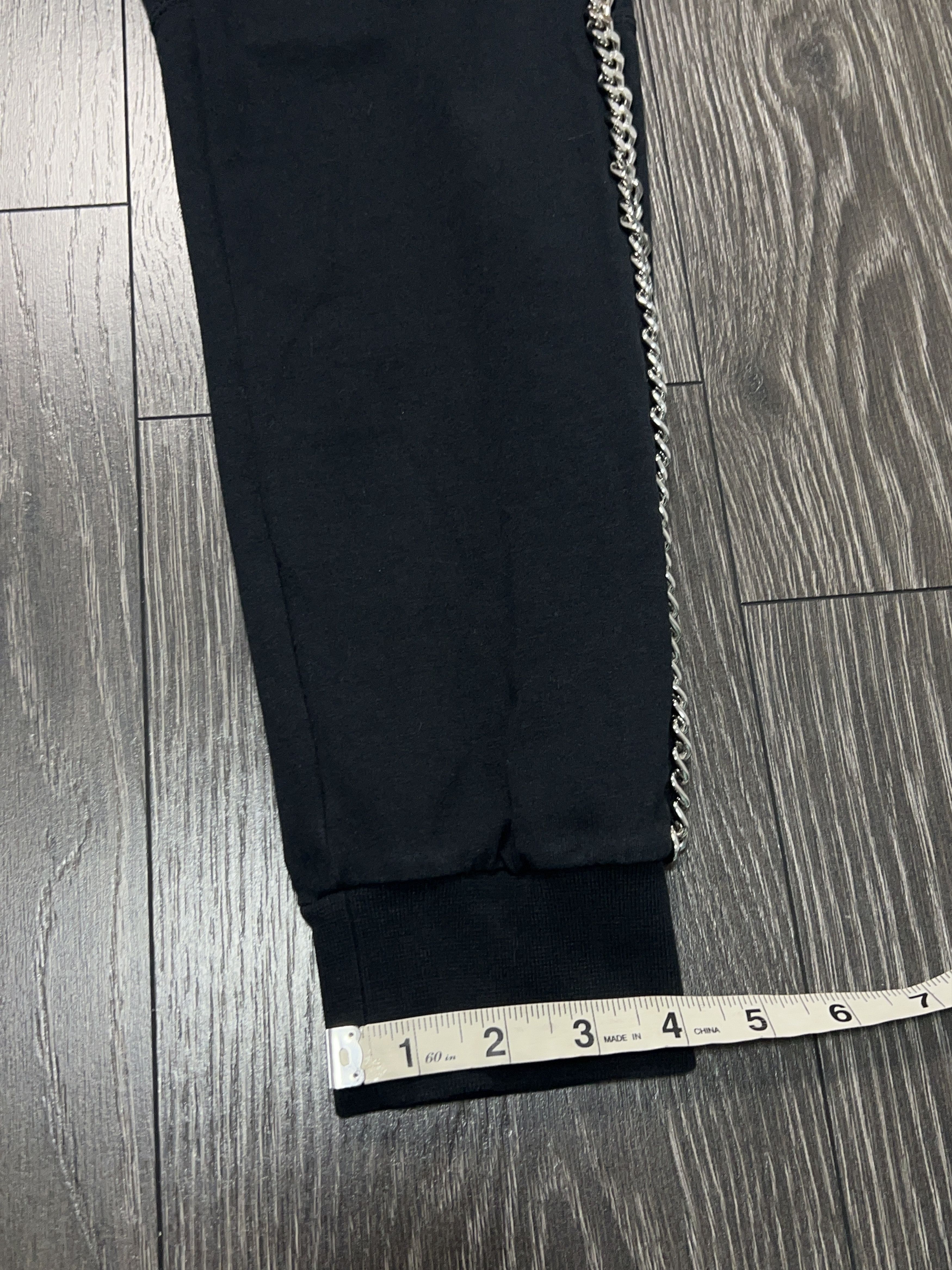 Philipp Plein Womens Philipp Plein Chain Cotton Pants Leggins Black Size 30" / US 8 / IT 44 - 12 Thumbnail