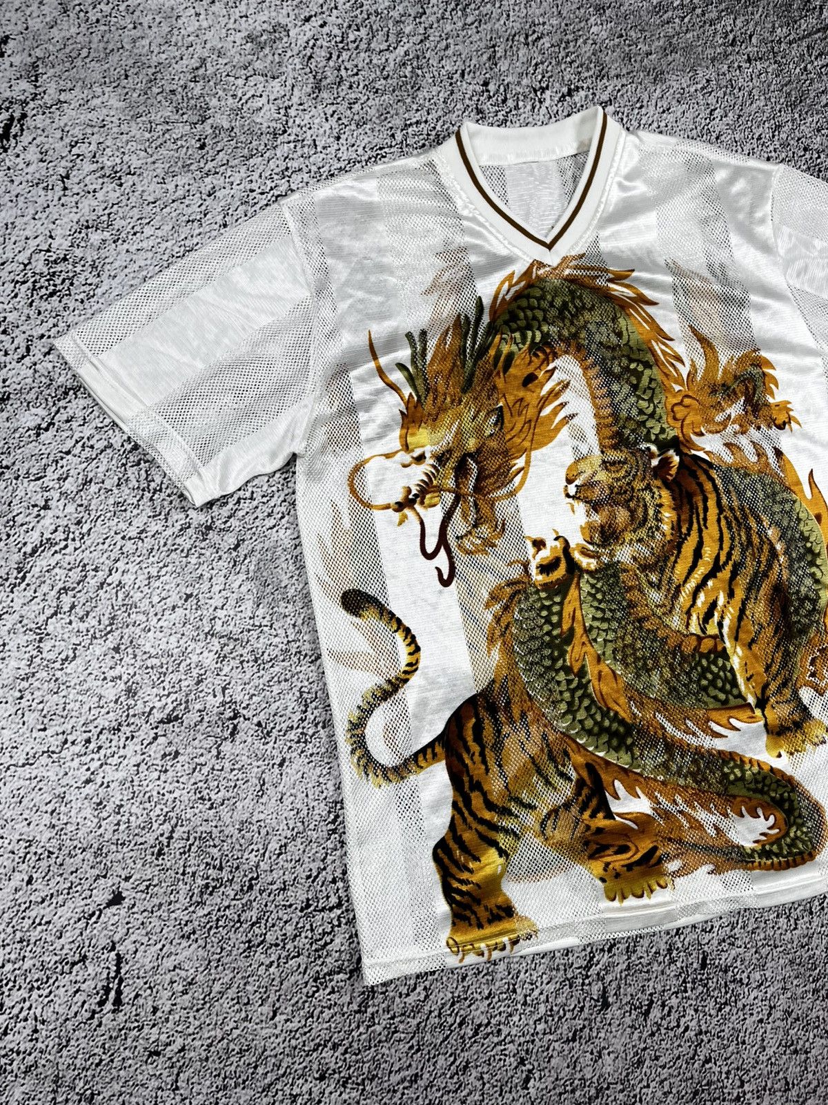Rap Tees Vintage 90s Mesh japan t shirt all over 00s style size L Size US L / EU 52-54 / 3 - 2 Thumbnail