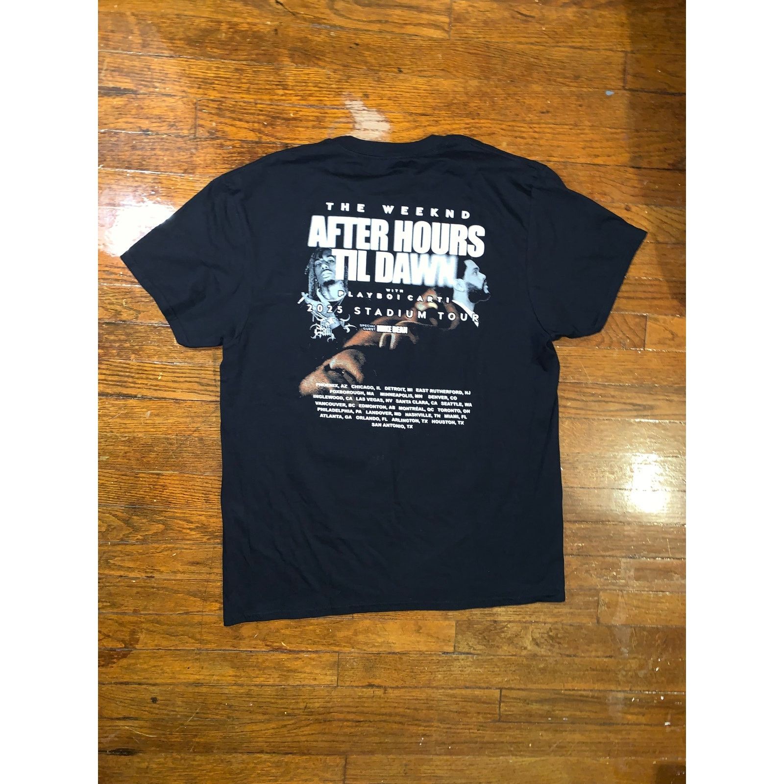 Band Tees × Other Weeknd After Hours Til Dawn Tour Tee Large XO Playboi Carti Size US L / EU 52-54 / 3 - 2 Thumbnail
