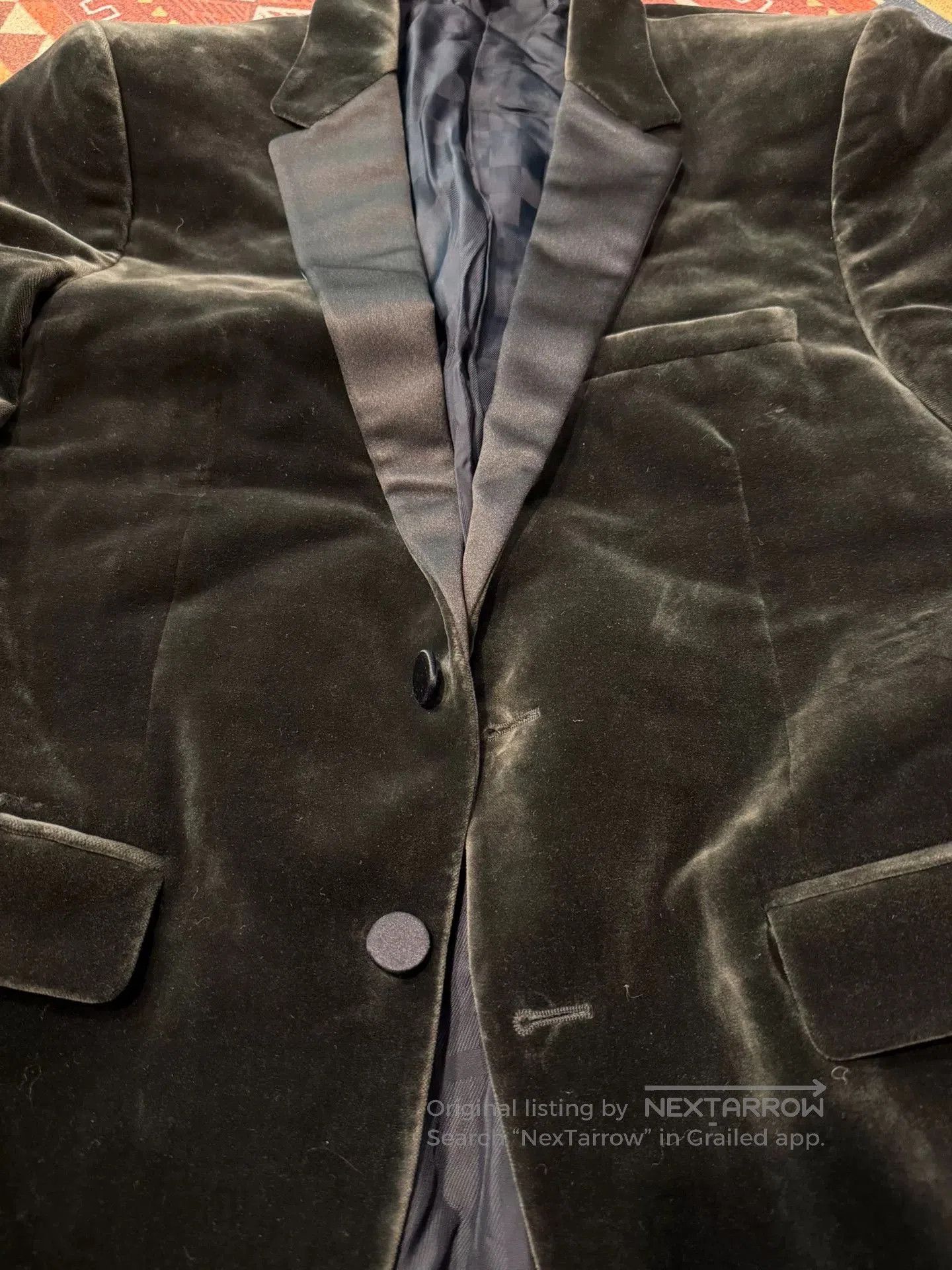 Burberry Burberry Velvet Suit Jacket. Size US M / EU 48-50 / 2 - 3 Thumbnail