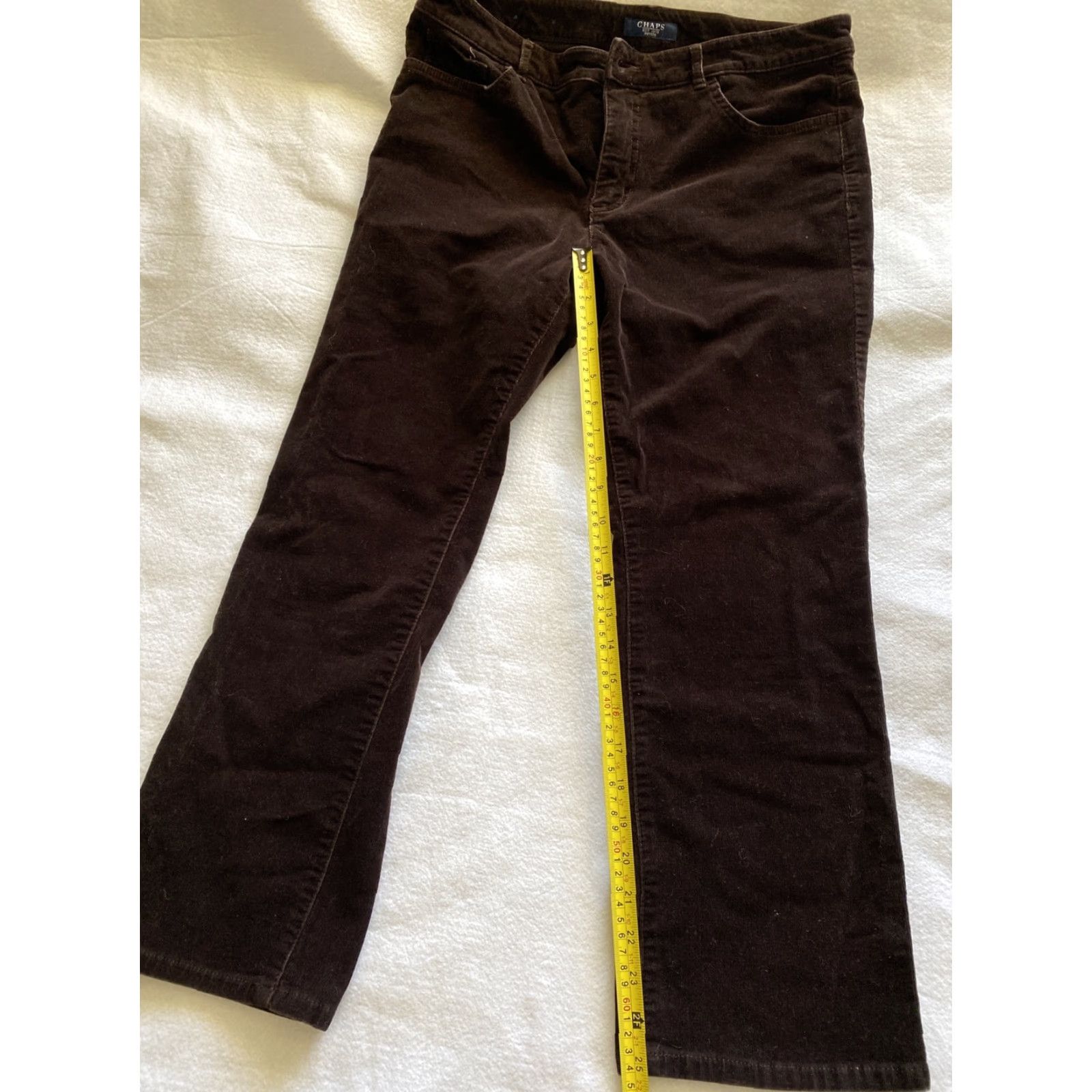 Chaps Chaps Pants Women’s 12P Brown Corduroy Bootcut Petites Cotton Blend Winter Casual Mens? Size 34" / US 12 / IT 48 - 6 Thumbnail
