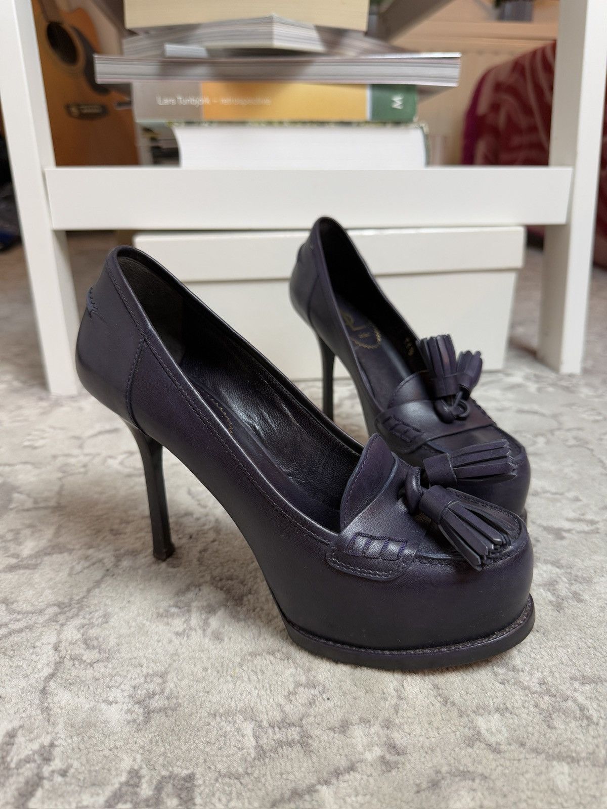 Designer × Vintage × Yves Saint Laurent Vintage 90s Yves Saint Laurent YSL heels US 5.5 designer y2k Size US 5.5 / IT 35.5 - 1 Thumbnail