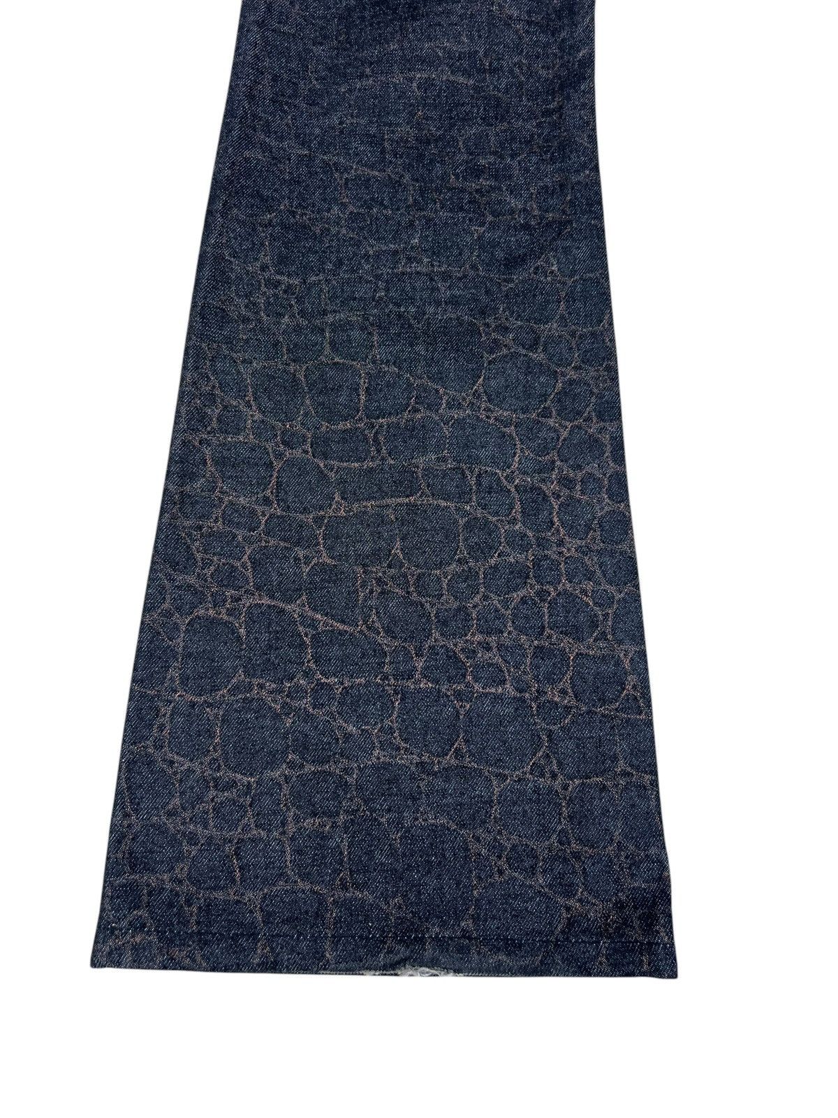 Vintage Super Flare D.K.F. Made in Japan Printed Denim Jeans Size US 30 / EU 46 - 16 Thumbnail