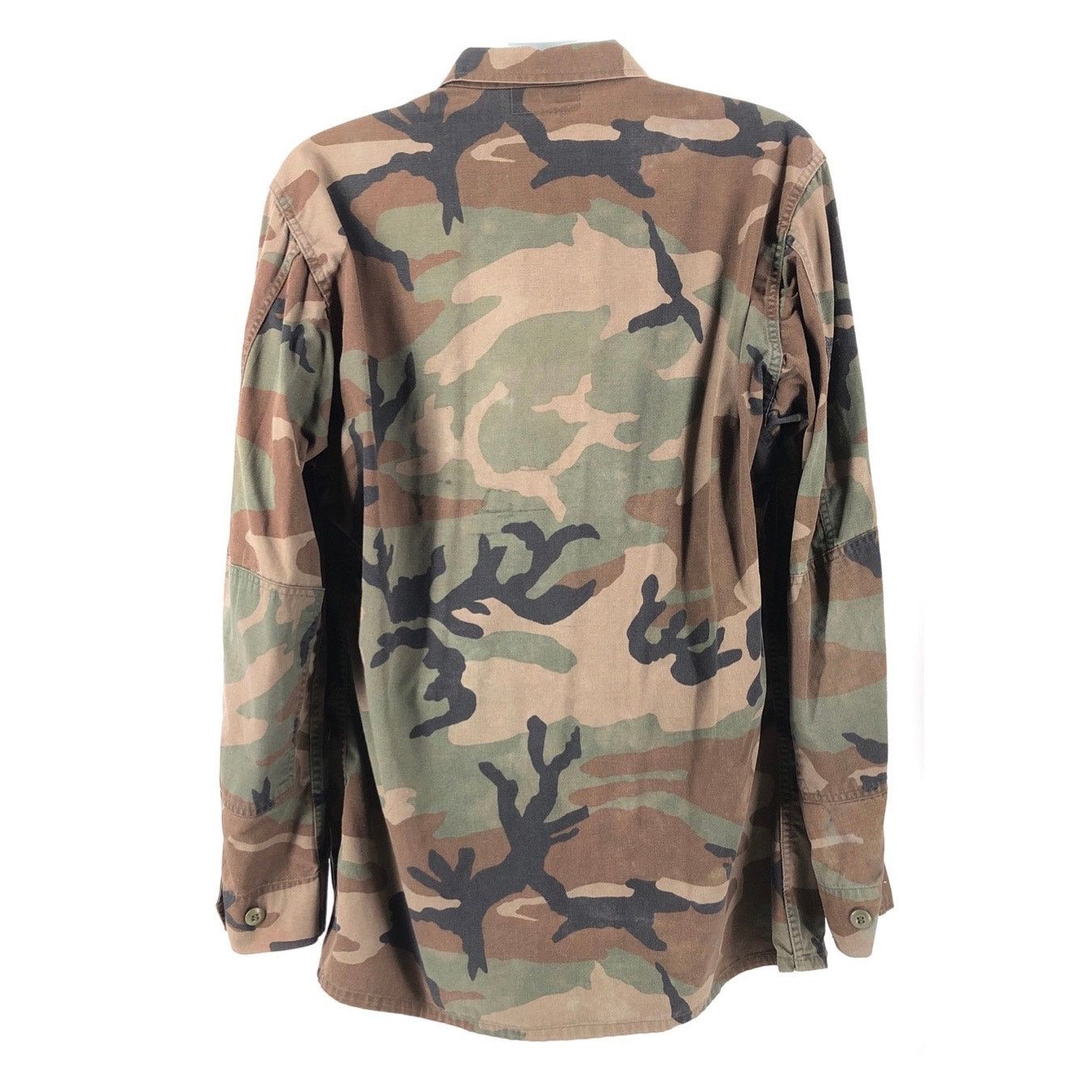 Vintage Military camouflage jacket X Long Tall 90s 1990s vintage Size US L / EU 52-54 / 3 - 2 Thumbnail