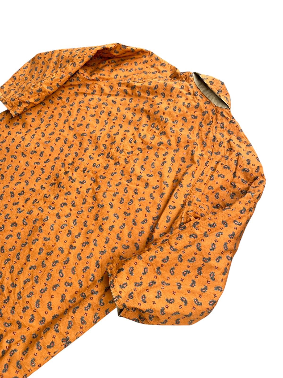 Japanese Brand Melrose Reverseable Paisley Trench Jacket Size US XL / EU 56 / 4 - 6 Thumbnail