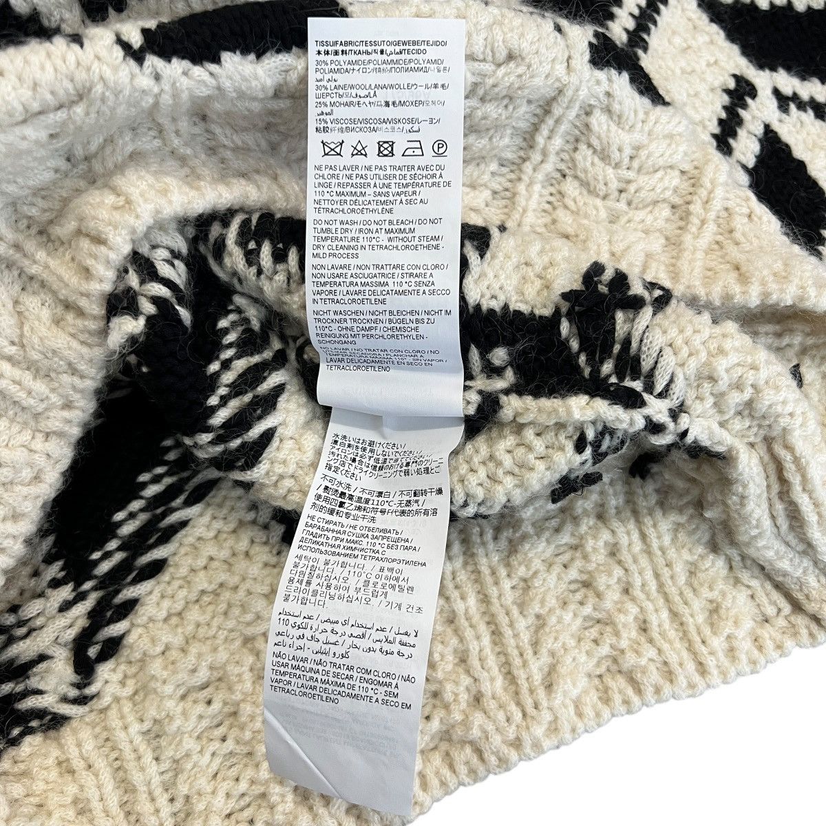 Saint Laurent Paris SAINT LAURENT FW2021 Mohair Knit Striped Sweater M Size US M / EU 48-50 / 2 - 4 Thumbnail
