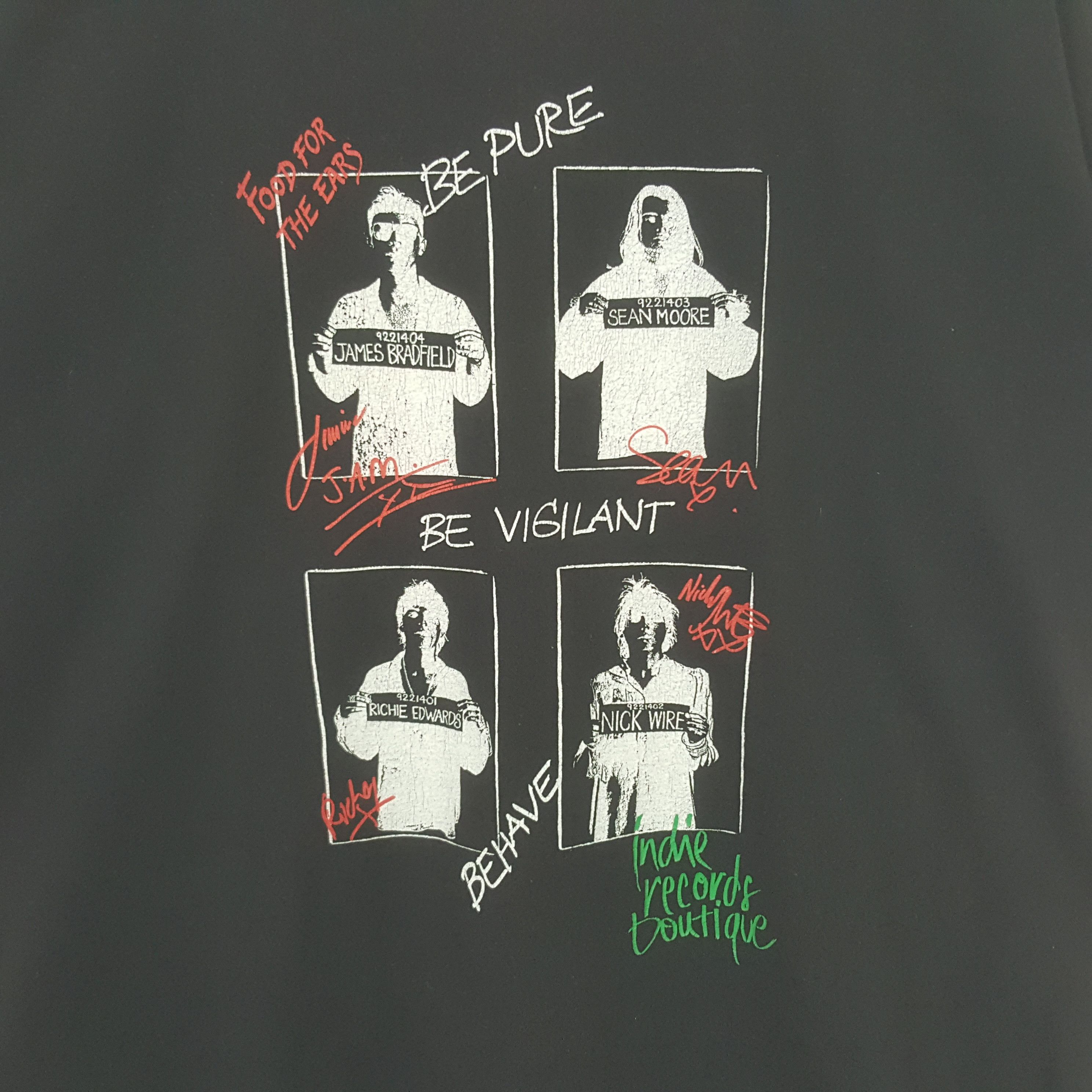 Band Tees Vintage Manic Street Preachers 90's Rock Band Tshirt 32 Size US L / EU 52-54 / 3 - 2 Thumbnail