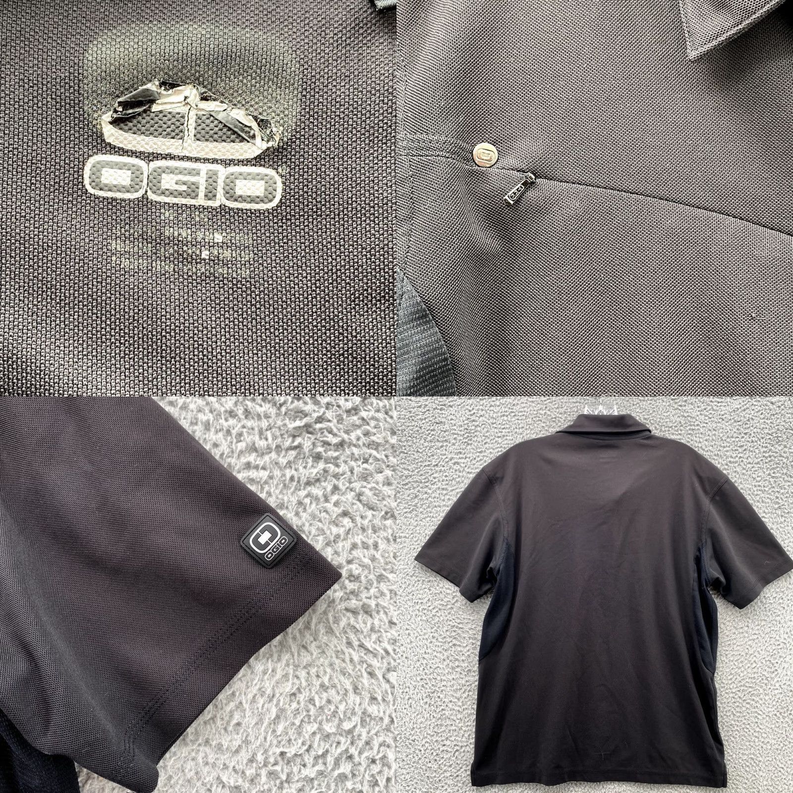 Vintage Ogio Polo Shirt Adult XS Black Performance Short Sleeve Workwear Utility Women's Size XS / US 0-2 / IT 36-38 - 8 Thumbnail