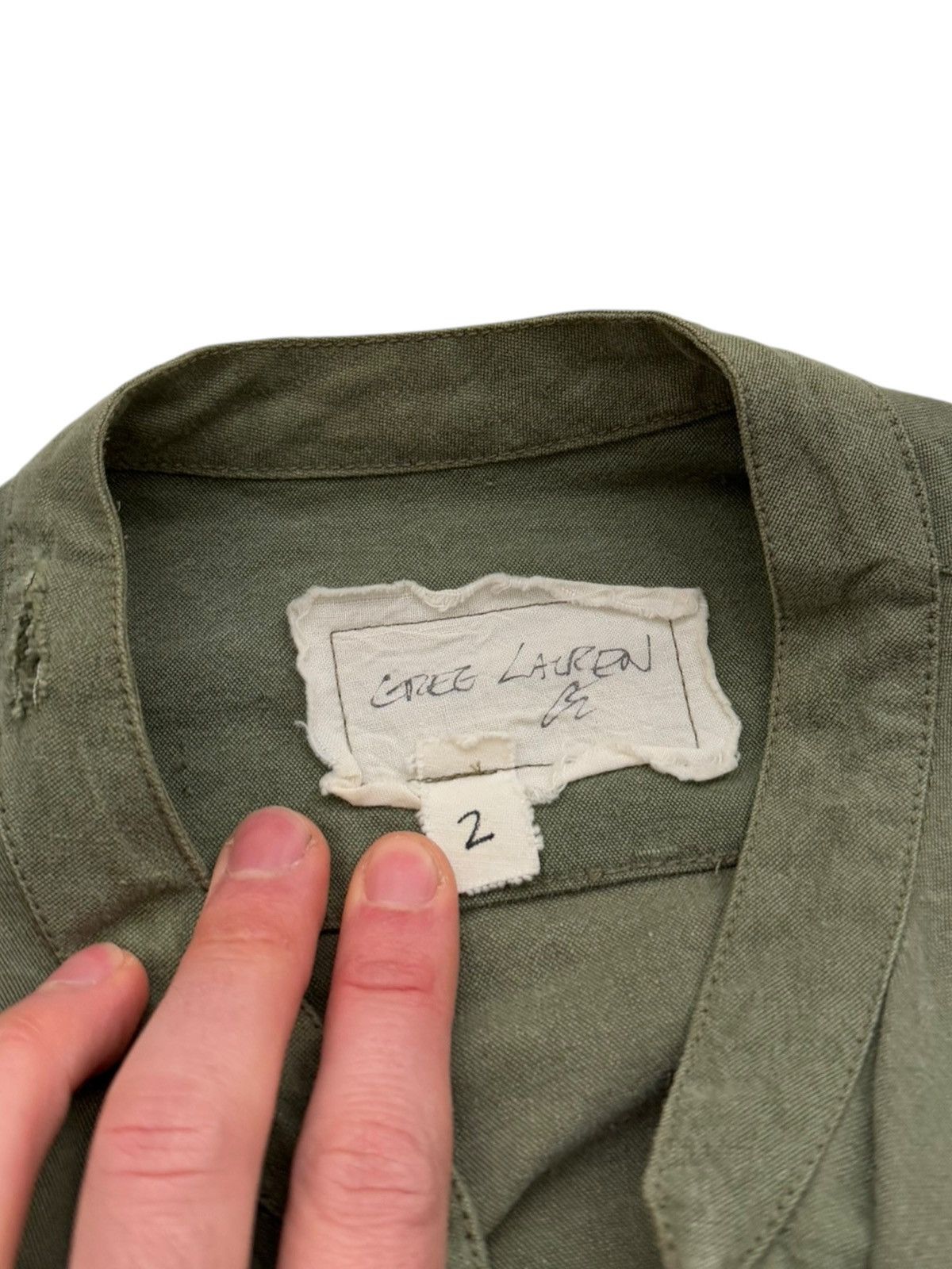 Greg Lauren GRAIL 2018 Army Tent Studio Jacket Shirt Size US M / EU 48-50 / 2 - 7 Thumbnail