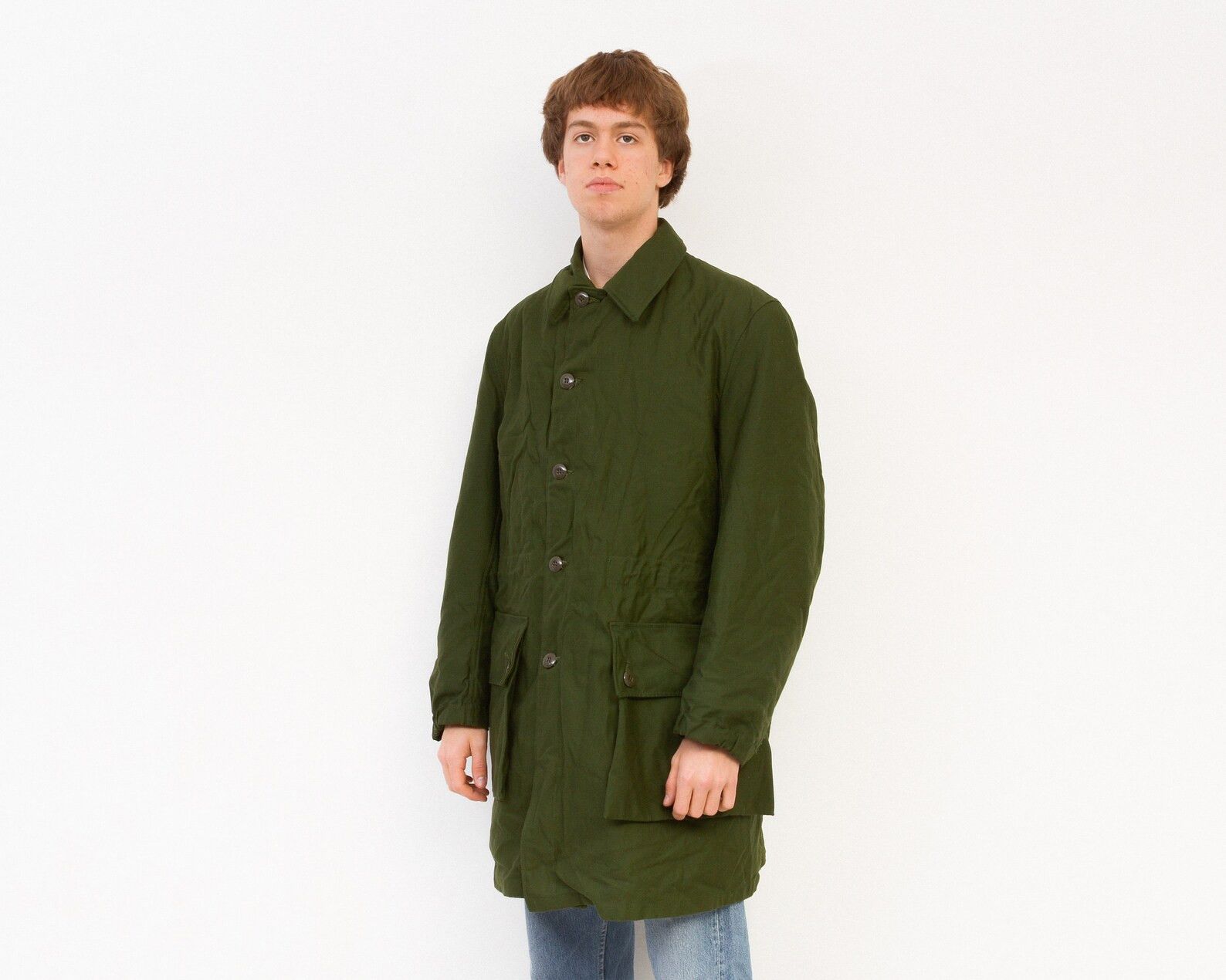 Japanese Brand × Vintage Sweden Army Vintage 60's Jacket XL Men Coat No lining Nato Size US XL / EU 56 / 4 - 6 Thumbnail