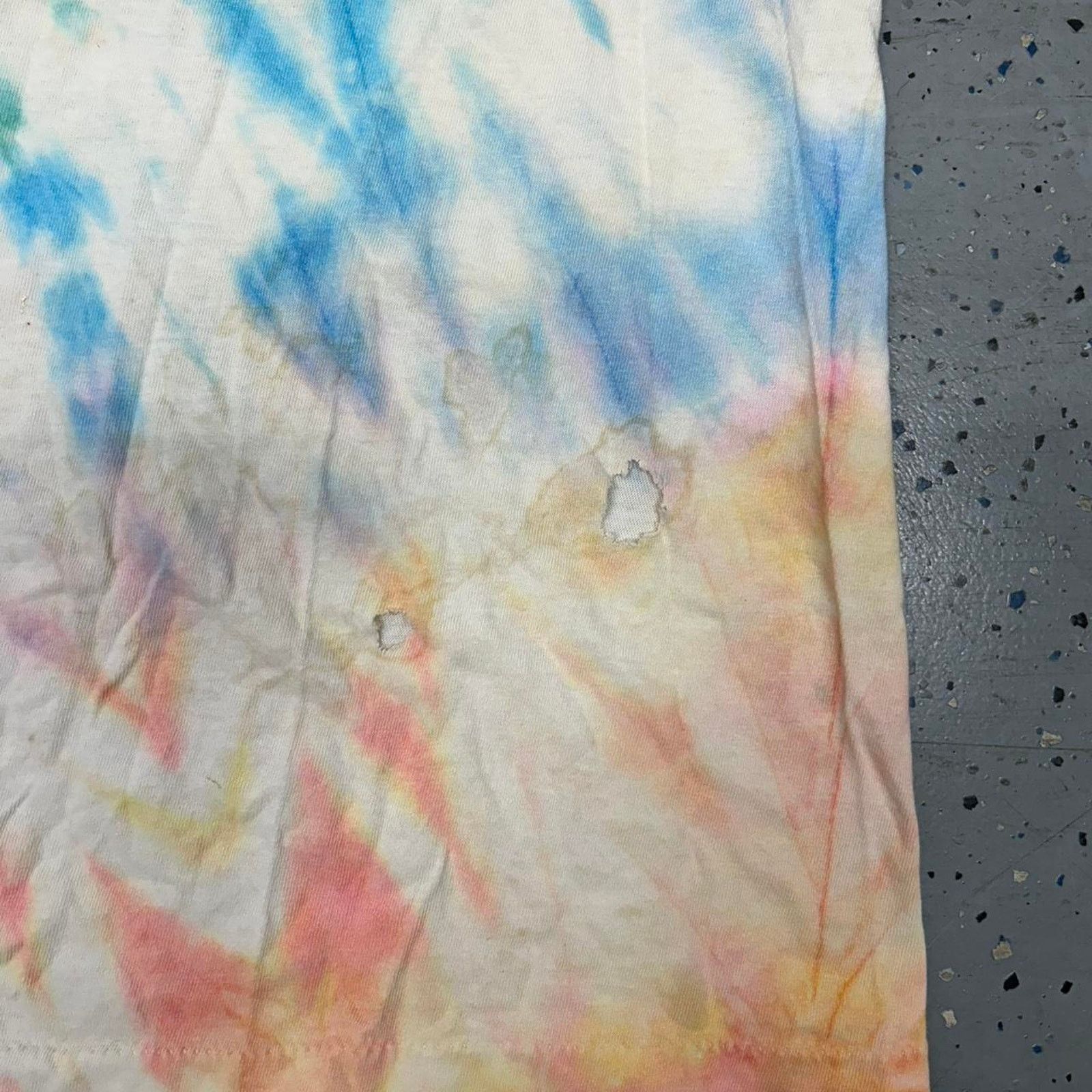 Other VTG Distressed Multi-coloured cotton tie-dye tee Size US XL / EU 56 / 4 - 3 Thumbnail