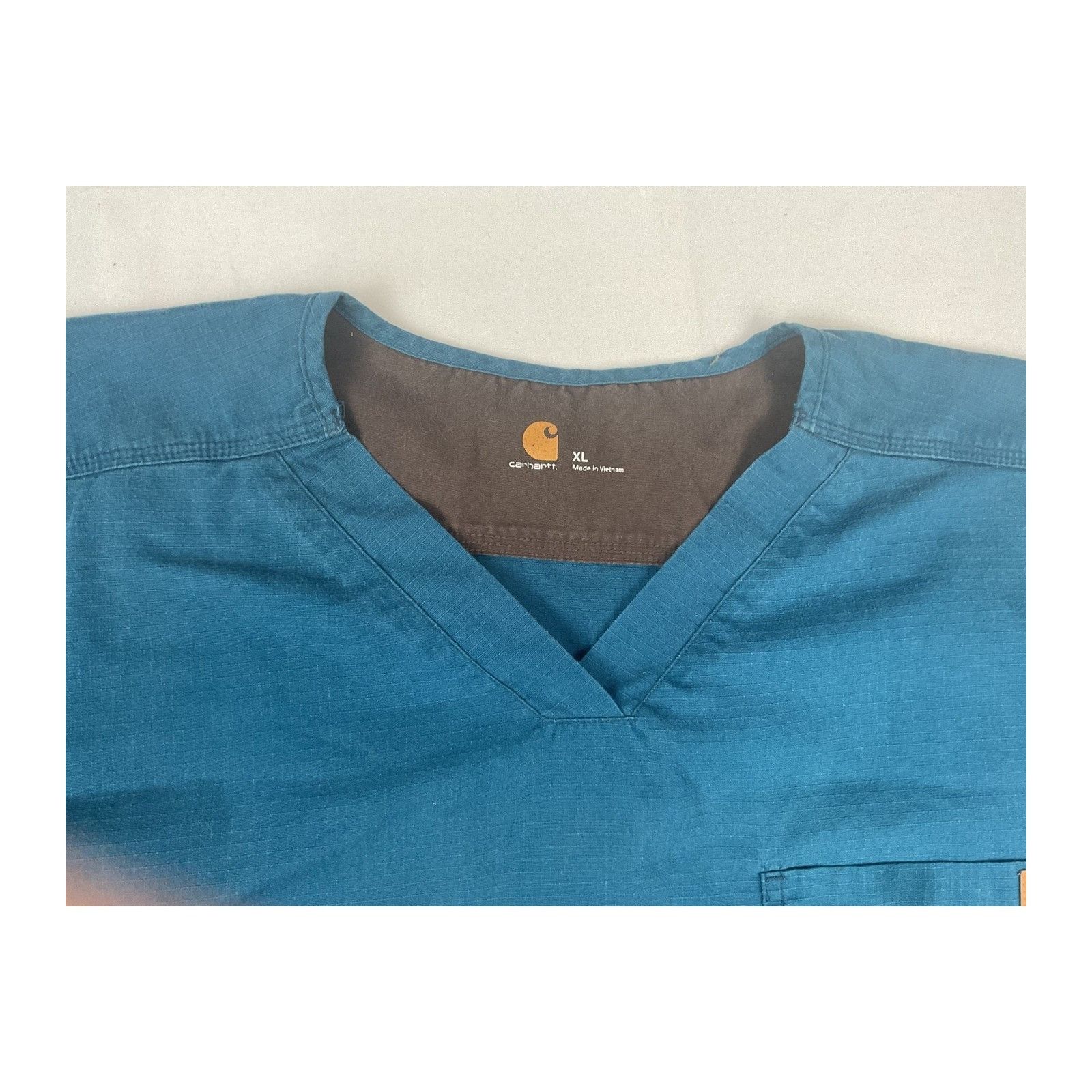 Carhartt Carhartt Force Scrub Top Mens XL Blue Ripstop Medical Nurse Size US XL / EU 56 / 4 - 3 Thumbnail