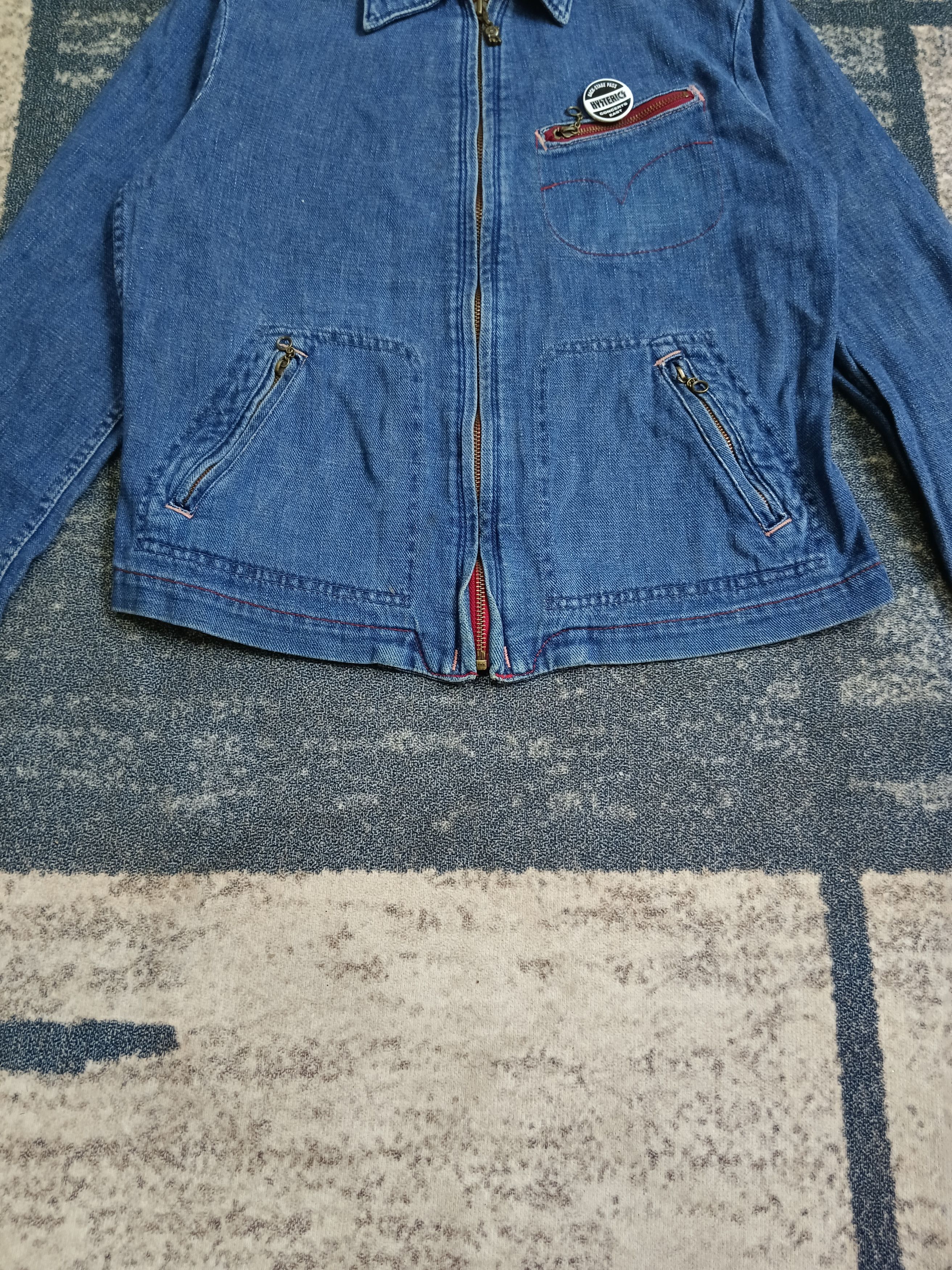 Hysteric Glamour HYSTERIC GLAMOUR DENIM JACKET Size S / US 4 / IT 40 - 4 Thumbnail