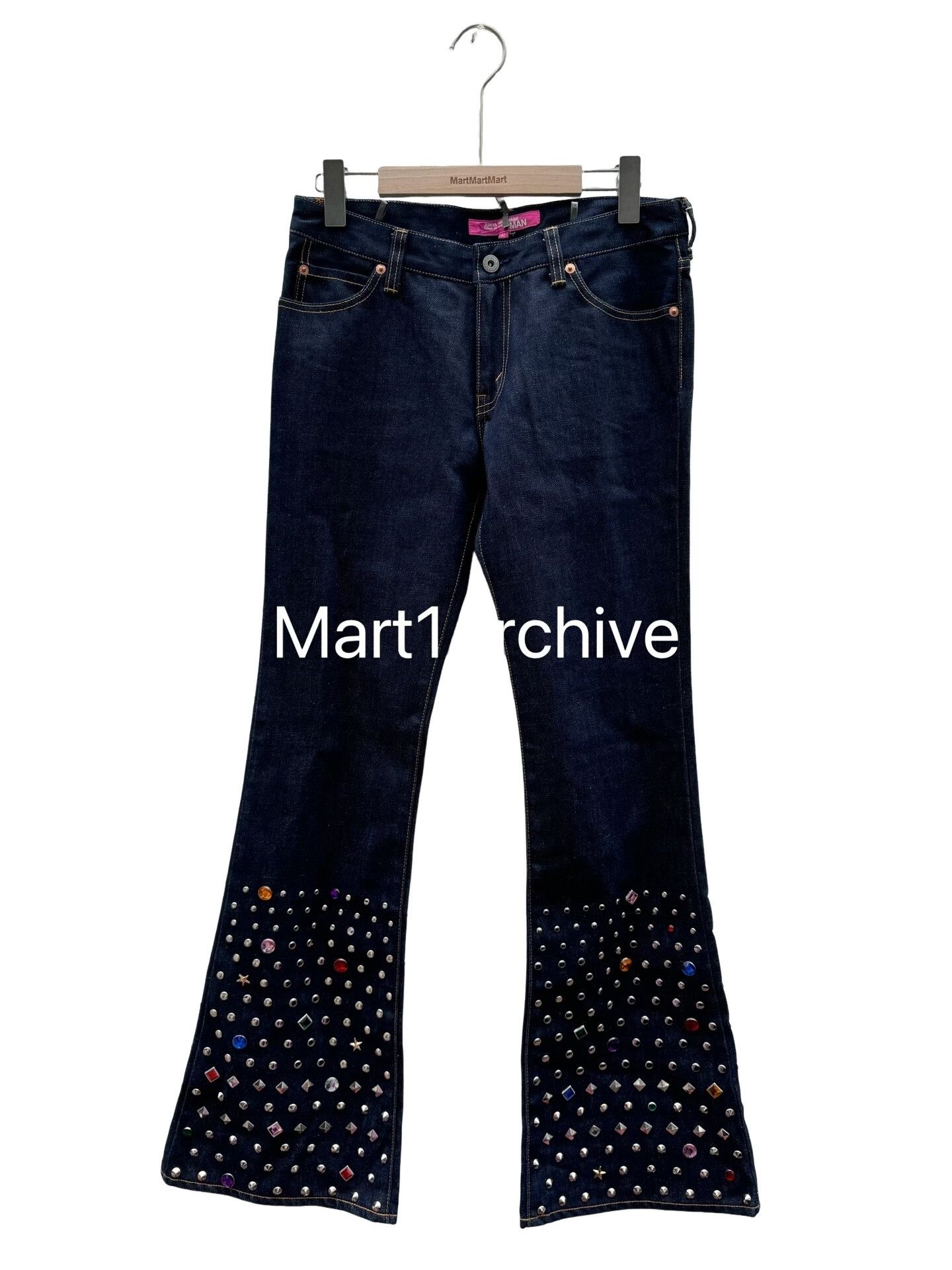 Junya Watanabe Junya Watanabe Jewel Stud Denim Jeans M Size US 32 / EU 48 - 1 Thumbnail