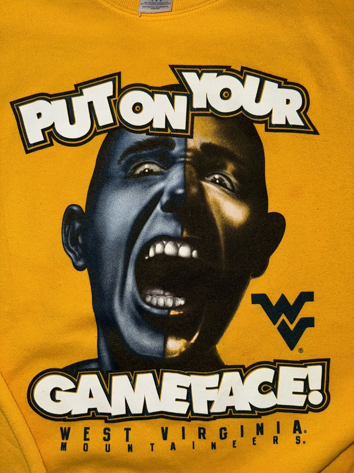 Jerzees Vintage WVU Mountaineers Graphic Crewneck Size US L / EU 52-54 / 3 - 1 Thumbnail