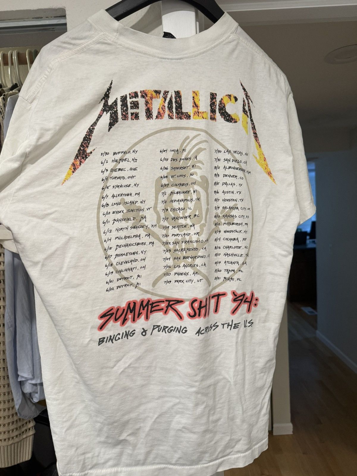 Vintage Metallic Live Shit 94 Vintage T shirt Size US XL / EU 56 / 4 - 6 Thumbnail