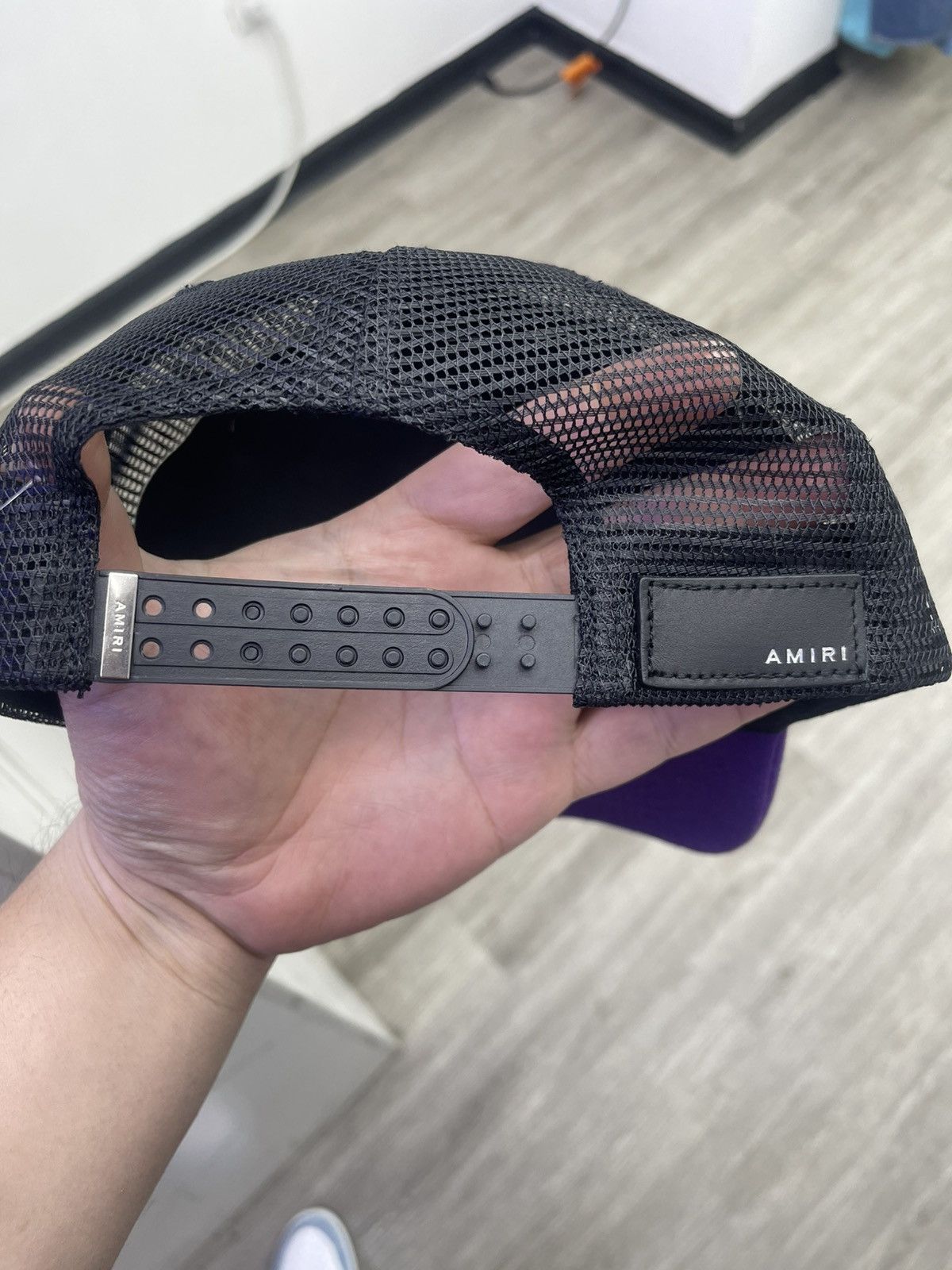 Amiri Amiri Ma trucker hat ( purple/black) Size ONE SIZE - 2 Thumbnail