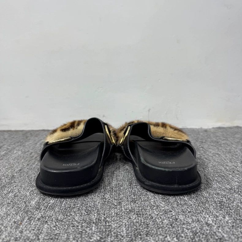 Fendi Fendi Mink Fur Slippers Size 39 Size US 8 / EU 41 - 3 Thumbnail