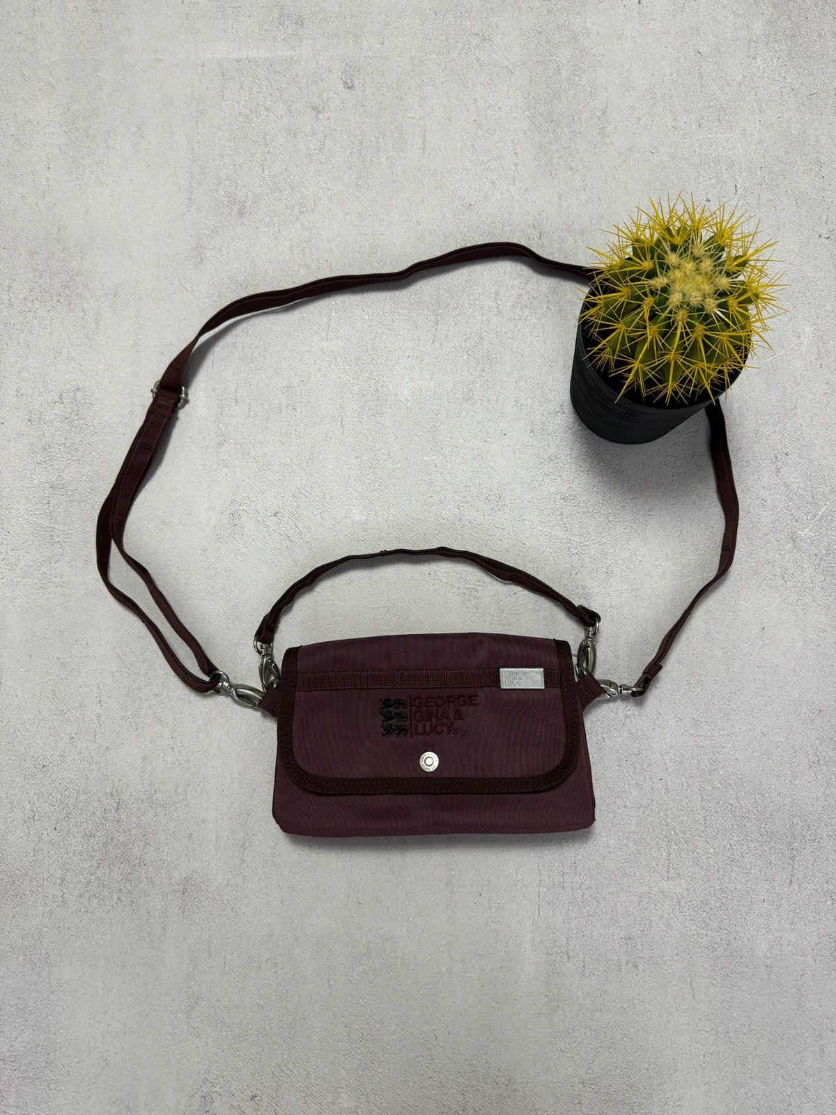 Japanese Brand × Vintage Vintage George Gina & Lucy Clutch Bag Messenger GGL Y2K 90s Size ONE SIZE - 1 Thumbnail