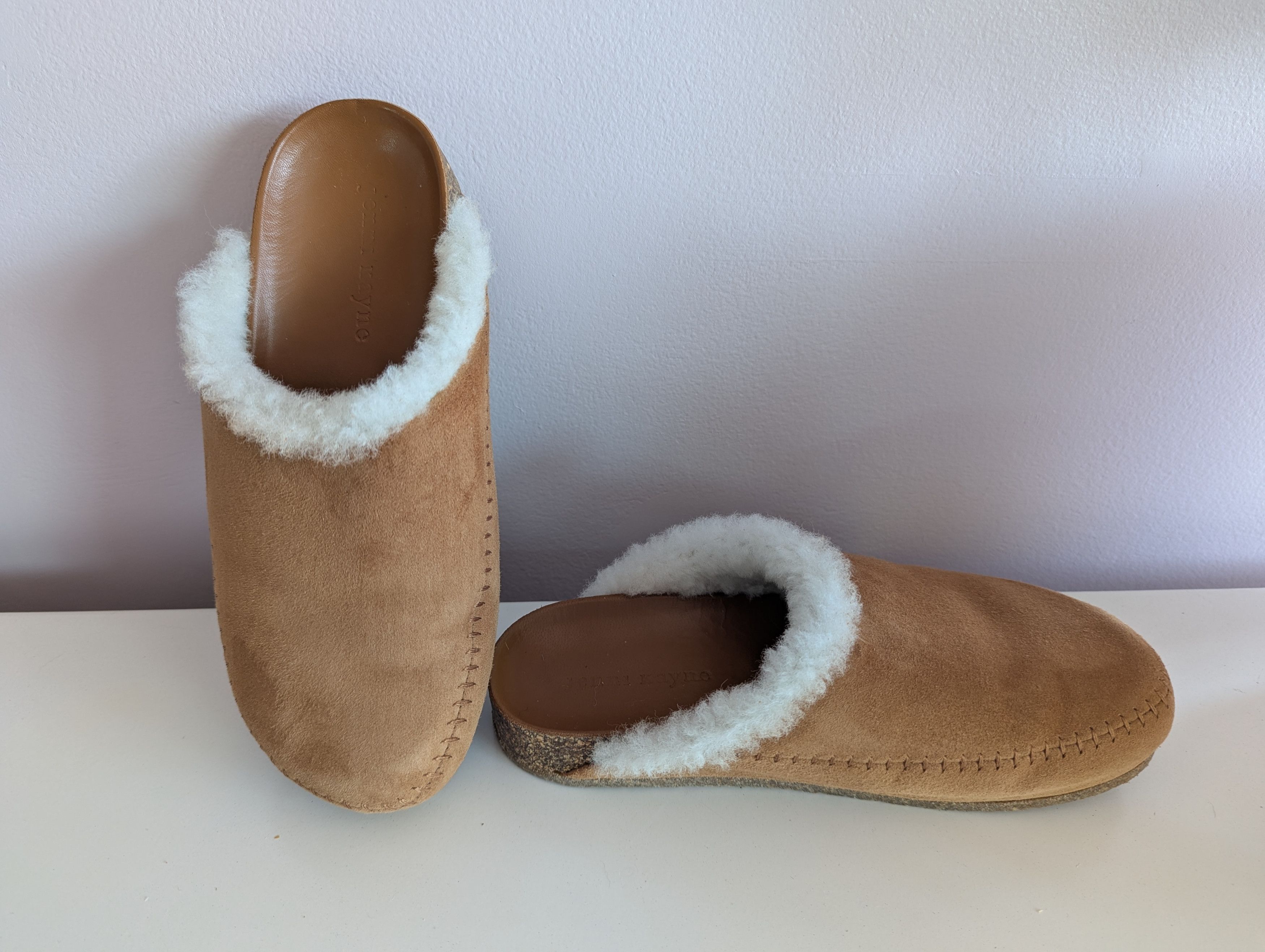 Other Jenni Kayne Shearling-Lined Moc Clog in Saddle Size 37 NWOT Size US 7 / IT 37 - 8 Thumbnail