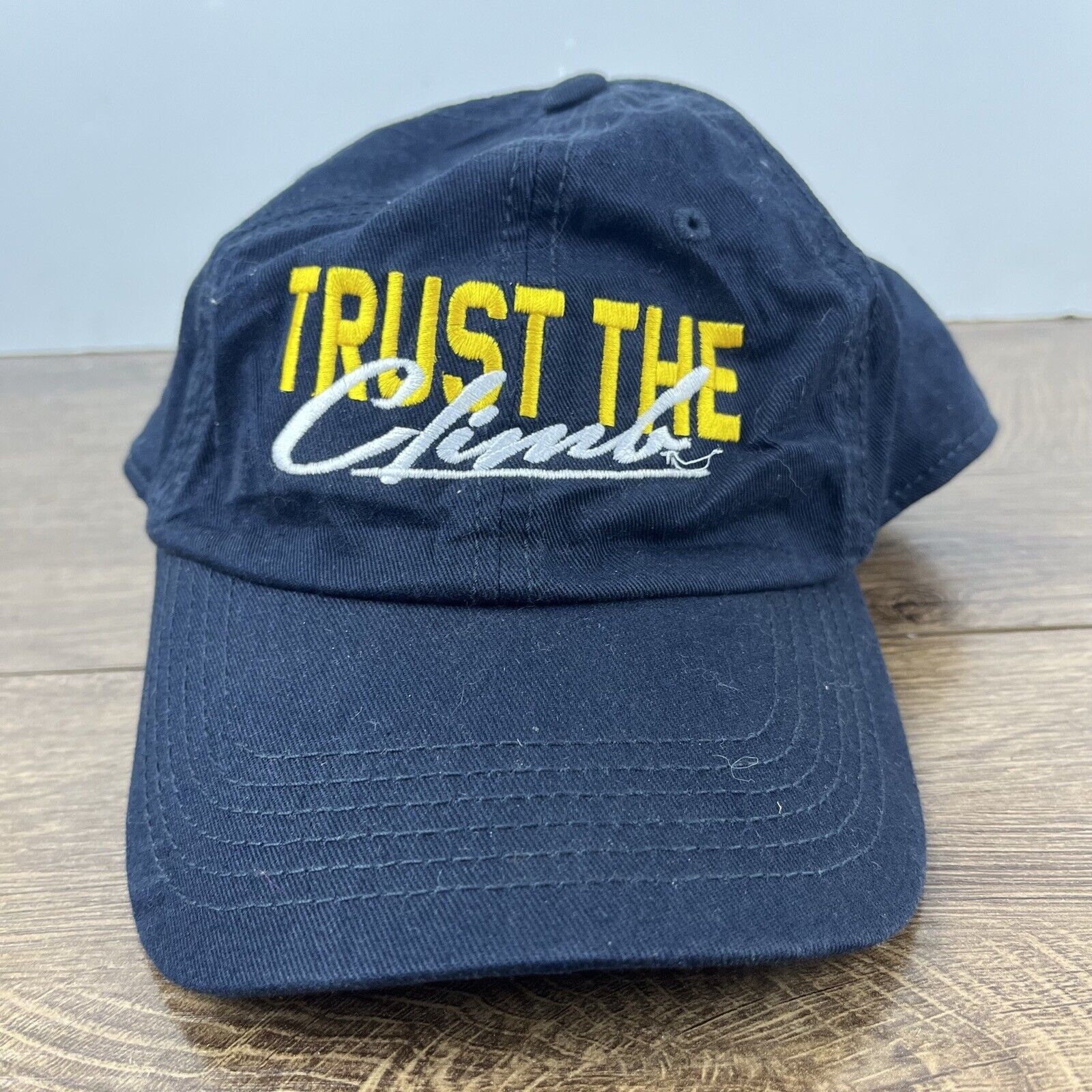 Other Wets Virginia Hat Trust the Climb Hat Blue Adjustable Hat Bl Size ONE SIZE - 3 Thumbnail