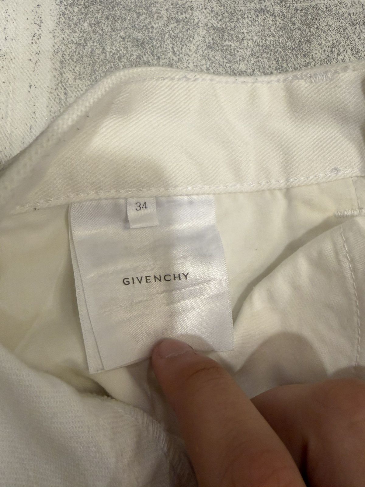 Givenchy Givenchy Graffiti Denim Jeans Size US 34 / EU 50 - 5 Thumbnail