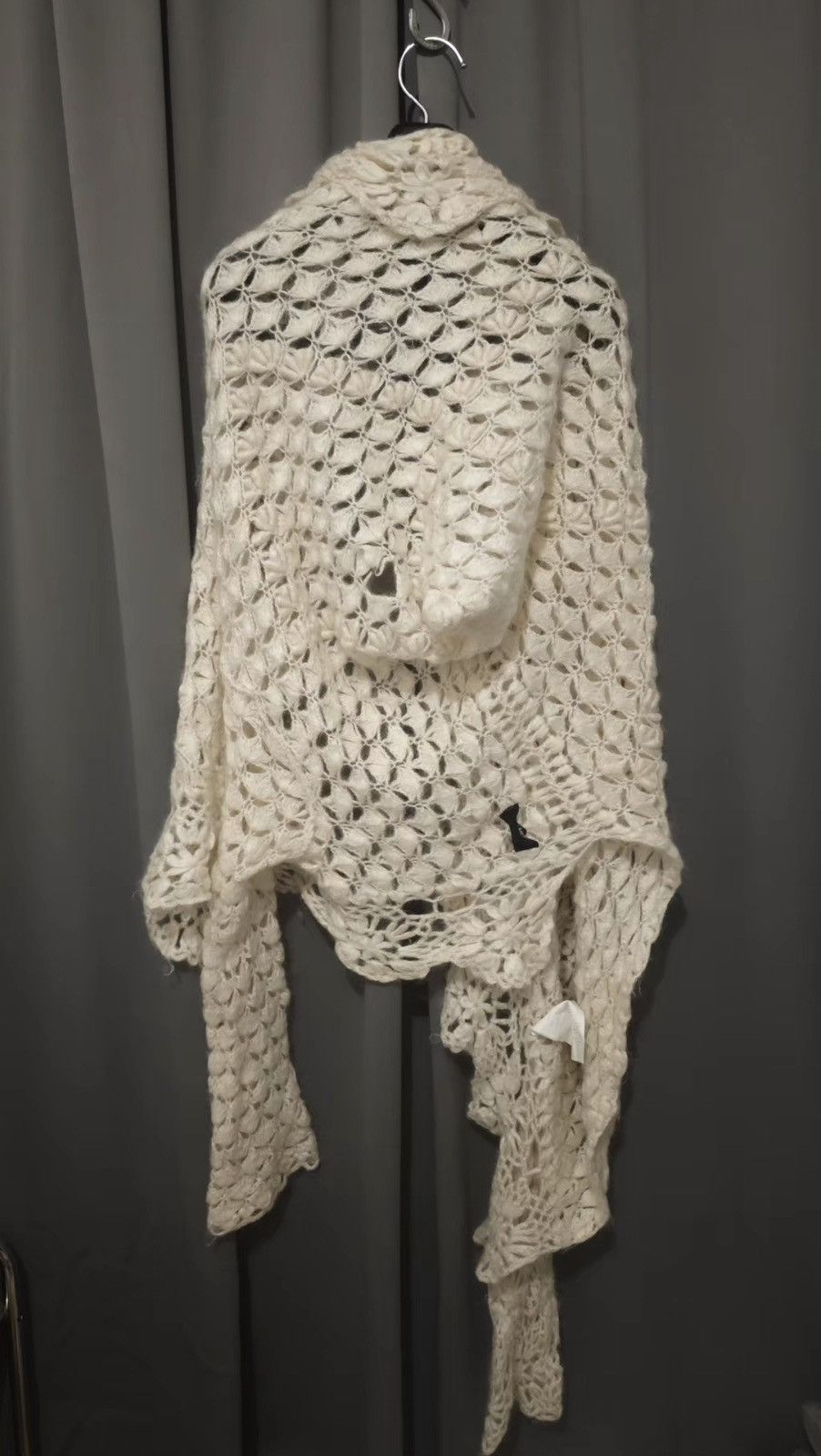 Comme des Garcons Comme des Garçons CDG Knit Shawl Cardigan Size ONE SIZE - 7 Thumbnail