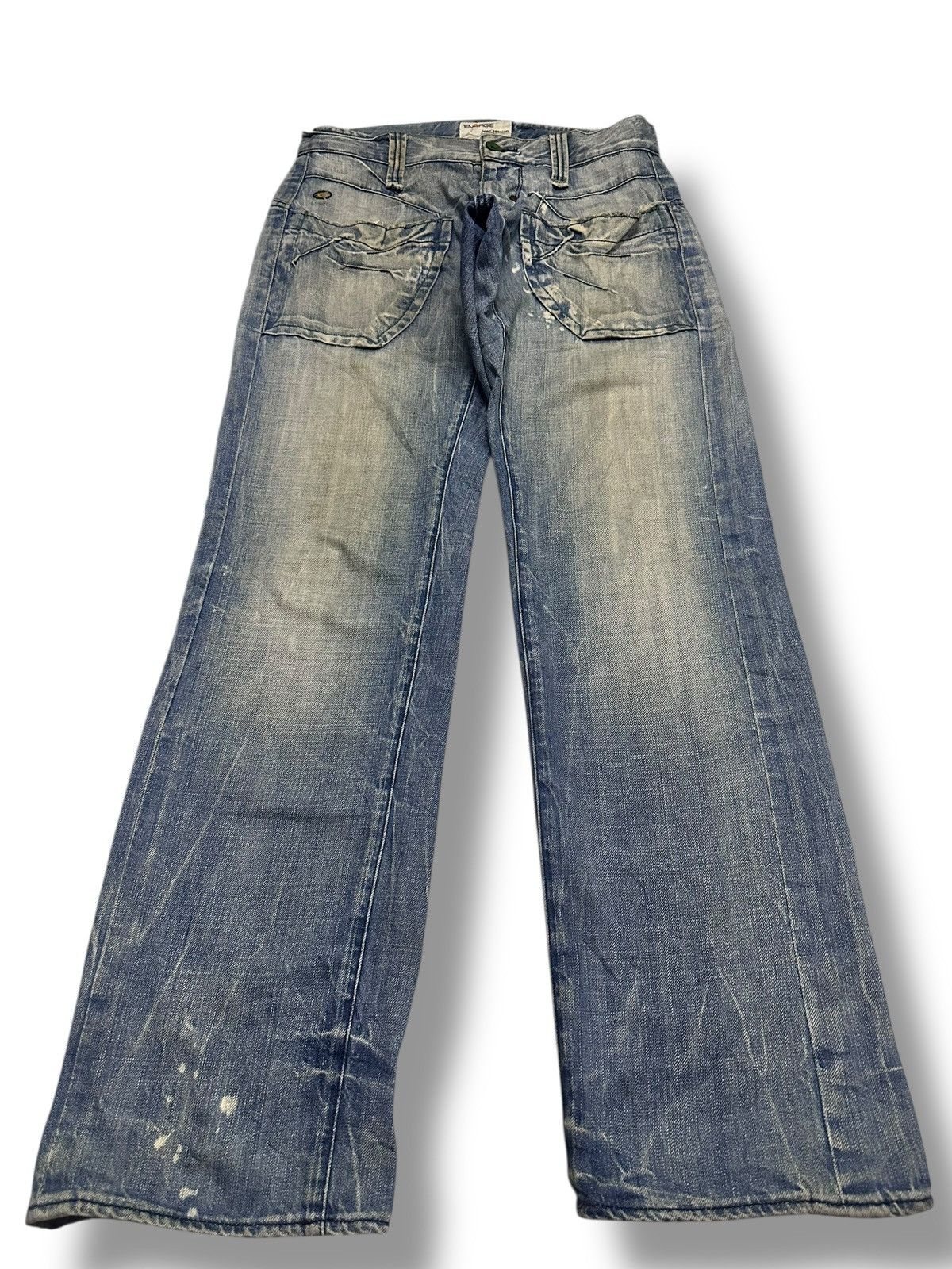 Energie Distressed Vintage Energie Jean With Baggy Loose Style Faded Size US 32 / EU 48 - 1 Thumbnail