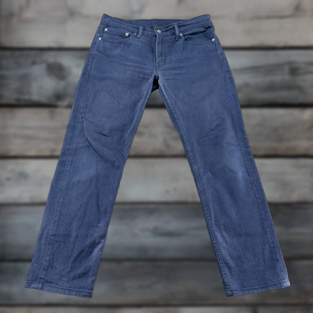 Levi's Levis 511 Jeans Mens 32x32 Blue Slim Fit Skinny Dark Wash Cotton Stretch Denim Jeans Regular 5-Pocket Logo Zipper Size US 32 / EU 48 - 1 Thumbnail