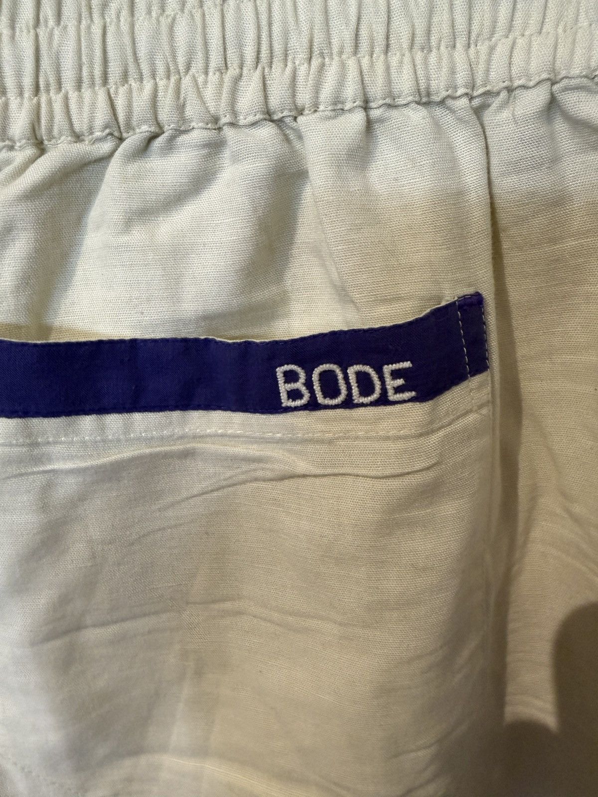 Bode Bode Embroidered Floral Short Size US 33 - 7 Thumbnail