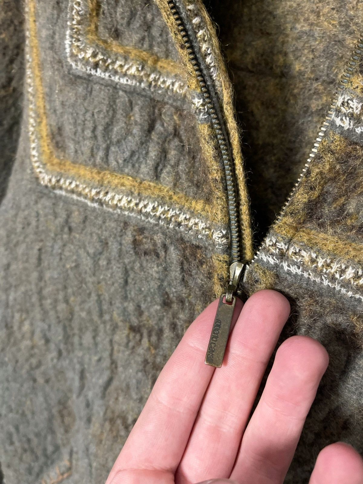Roberto Cavalli × Vintage VINTAGE WOOL COAT with fur collar Roberto Cavalli Size M Size US M / EU 48-50 / 2 - 6 Thumbnail