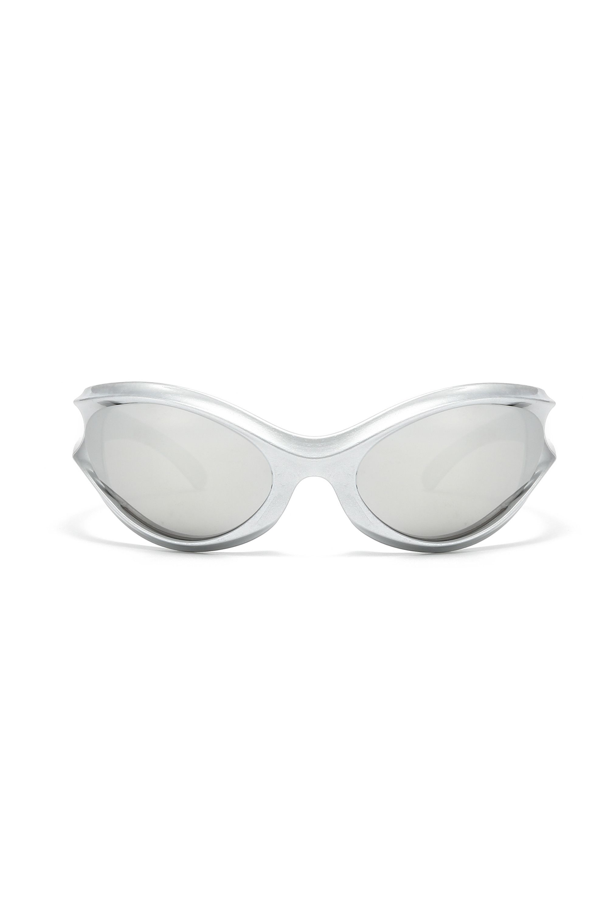 Japanese Brand Y2k Avant Garde Futuristic Silver Sunglasses Unisex OS Size ONE SIZE - 6 Thumbnail