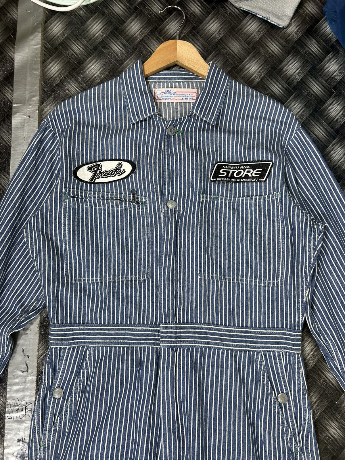 Japanese Brand ⚡️Vintage RNA inc Japan Hikori Workers Clothing Coverall Size US 34 / EU 50 - 4 Thumbnail