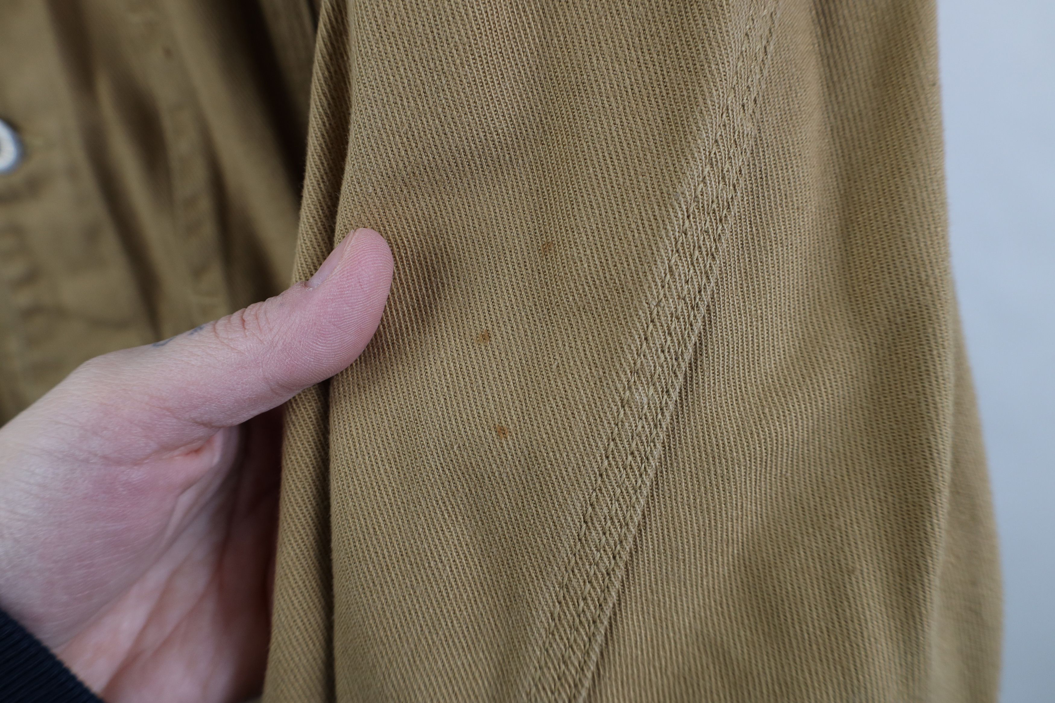 Vintage Vintage 90s Streetwear Dye Corduroy Collar Trucker Jacket Size US L / EU 52-54 / 3 - 4 Thumbnail