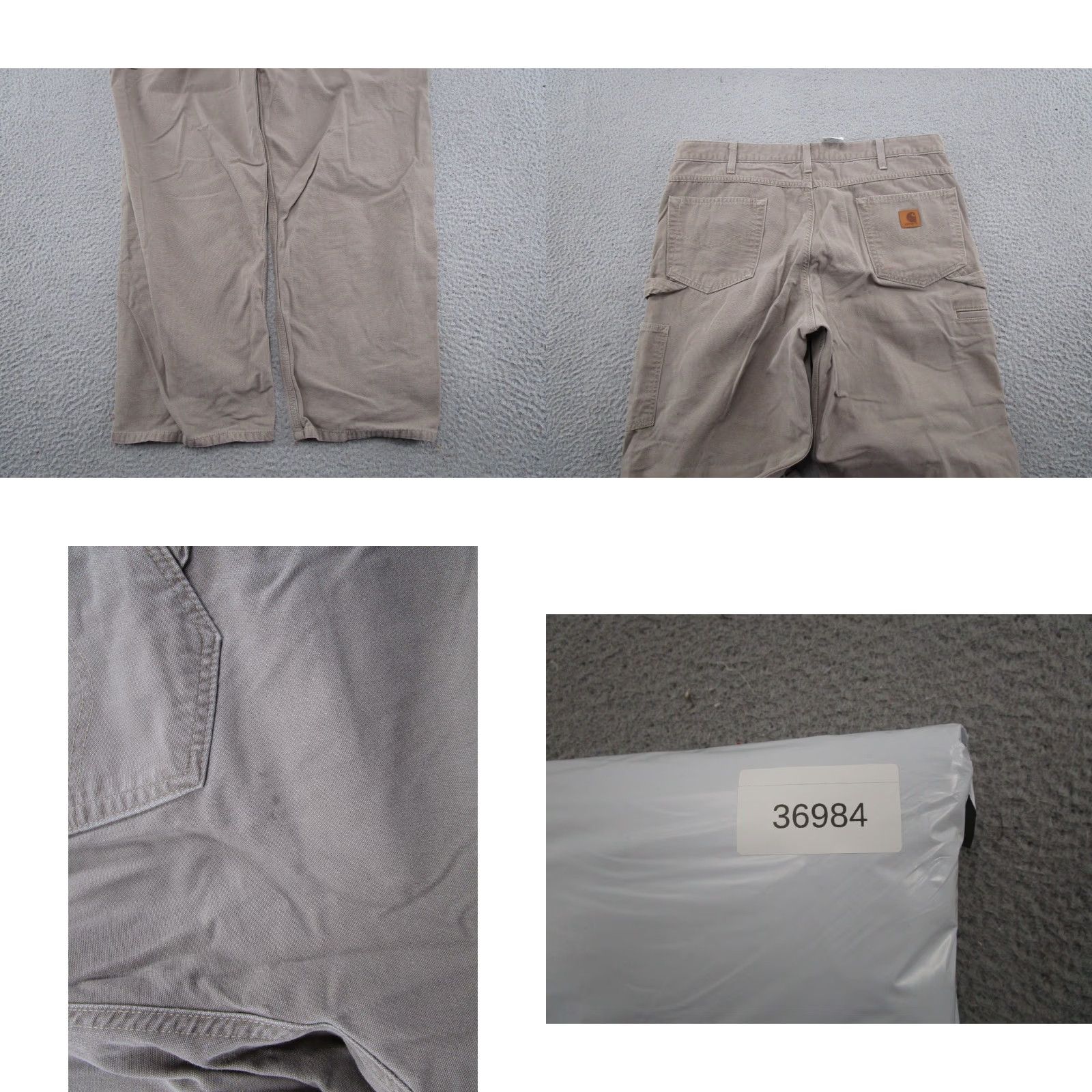 Carhartt Carhartt Pants Mens Size 38x32 Brown Duck Canvas L Carpenter Loose Fit B159 Size US 38 / EU 54 - 9 Thumbnail