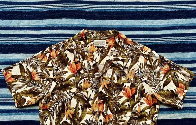 Neighborhood Neighborhood Floral Thorns Hawaiian Short Sleeve Shirt Size US XL / EU 56 / 4 - 3 Thumbnail