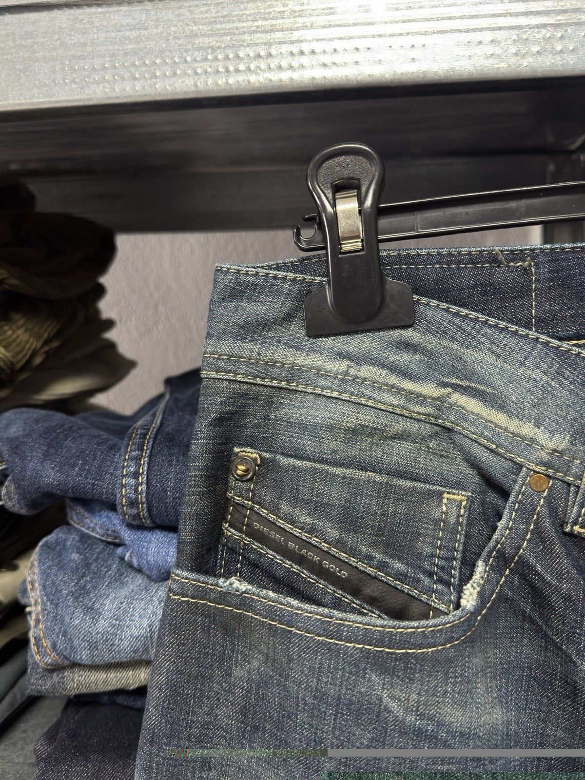 Diesel Black Gold Diesel Black Gold Distressed Denim Jeans Made in Italy Size US 31 - 3 Thumbnail
