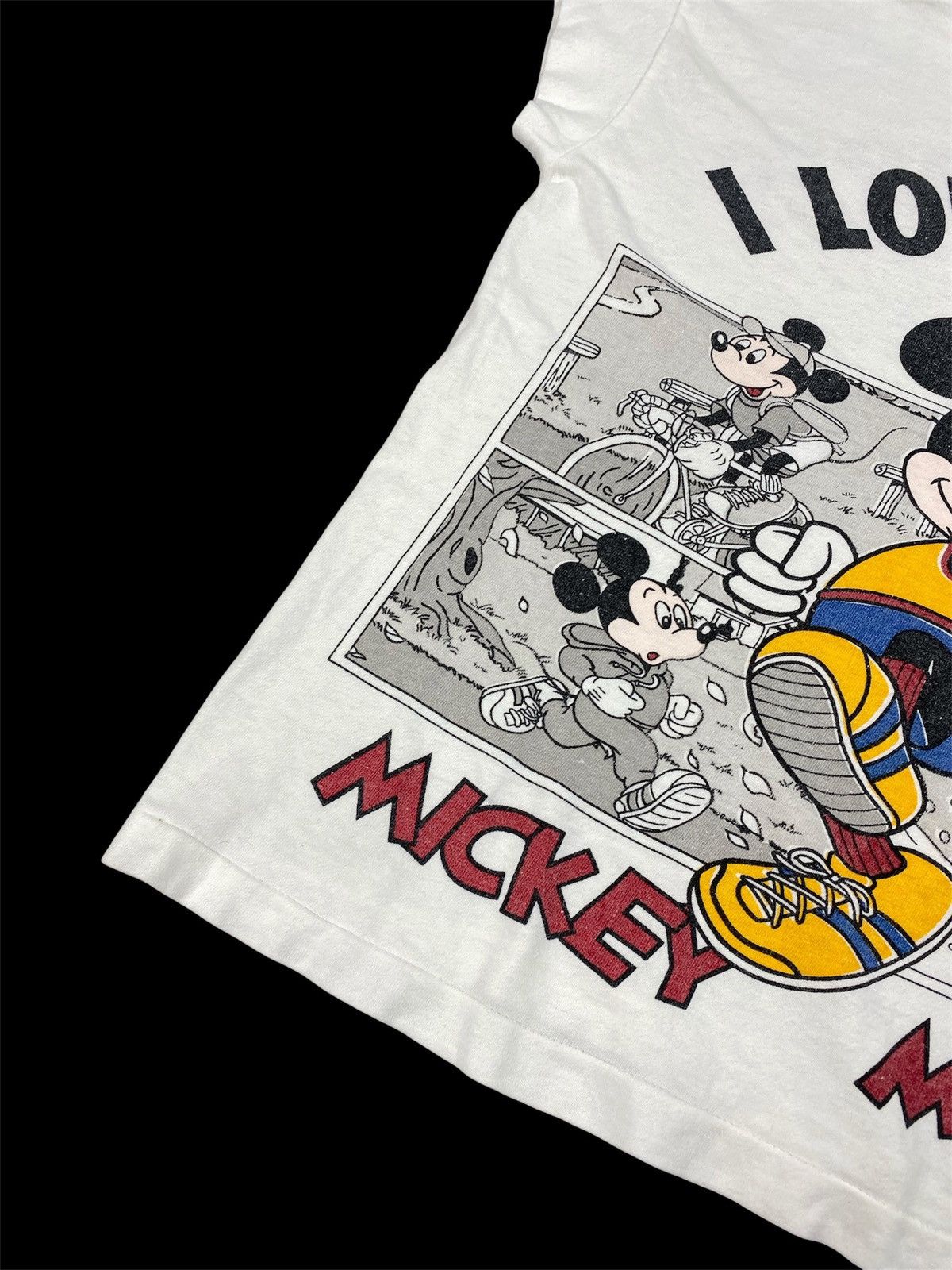 Vintage Vintage Mickey Mouse I Love Sports Sleeveless T-Shirt Size US XS / EU 42 / 0 - 16 Thumbnail