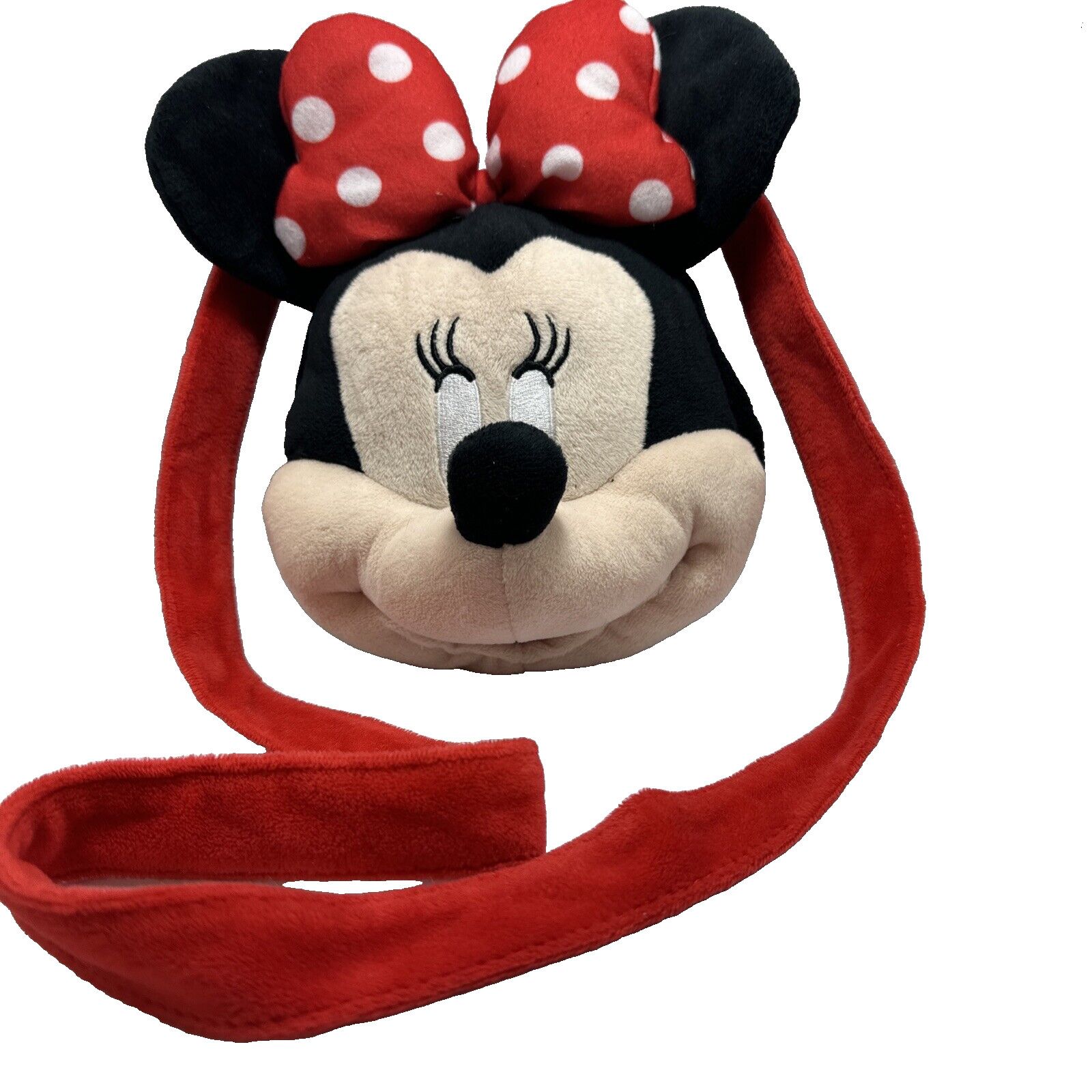 Disney Disney Classic Minnie Mouse Girls Plush Face Cross Body Bag Size ONE SIZE - 2 Thumbnail